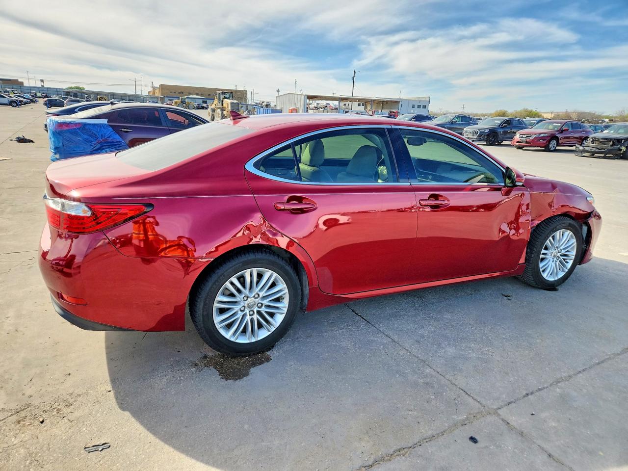 2014 Lexus Es 350 Base Maroon vin: JTHBK1GG2E2145255