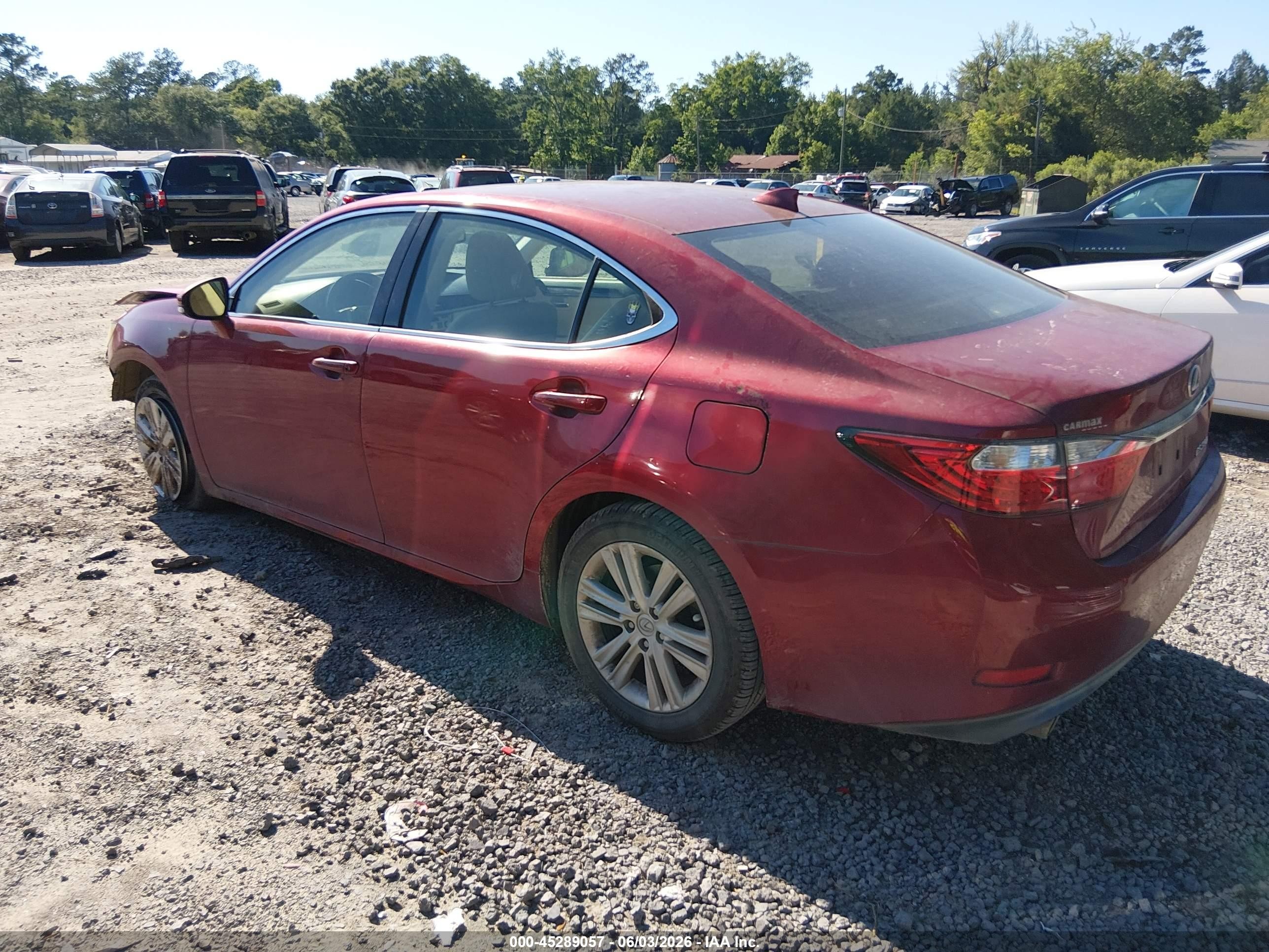 2015 Lexus Es 350   Red vin: JTHBK1GG2F2158265