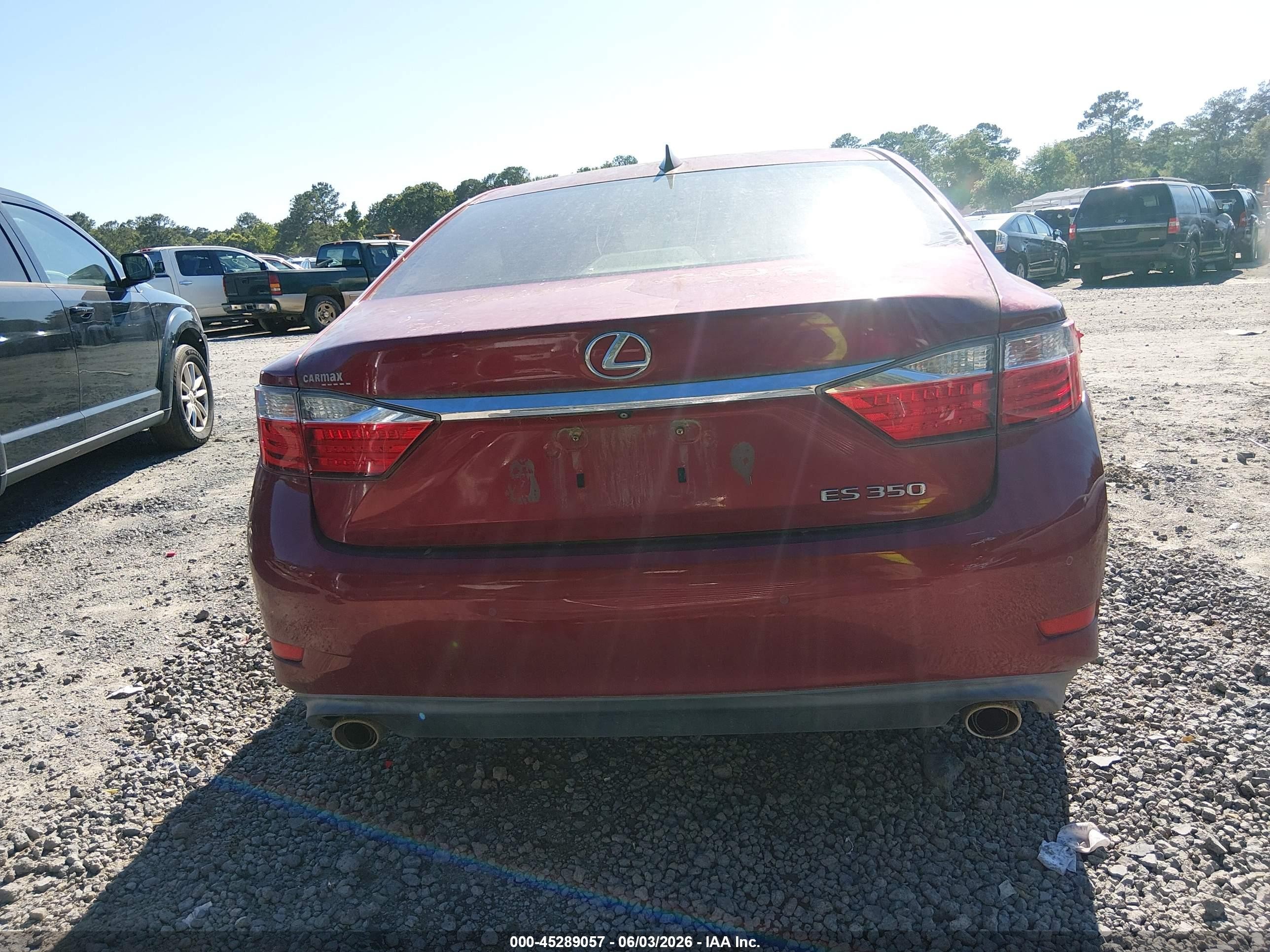 2015 Lexus Es 350   Red vin: JTHBK1GG2F2158265
