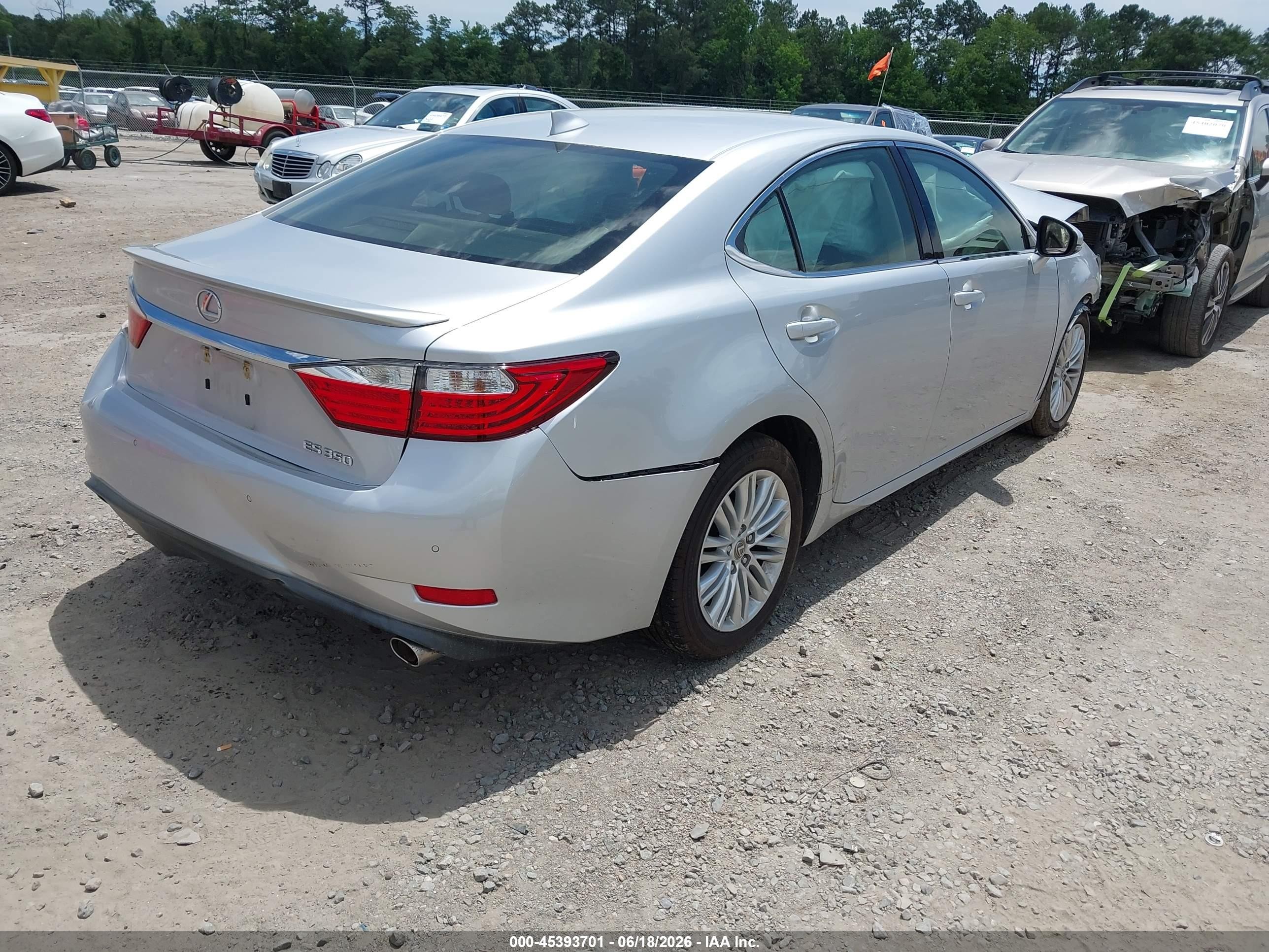2015 Lexus Es 350   Silver vin: JTHBK1GG2F2170285