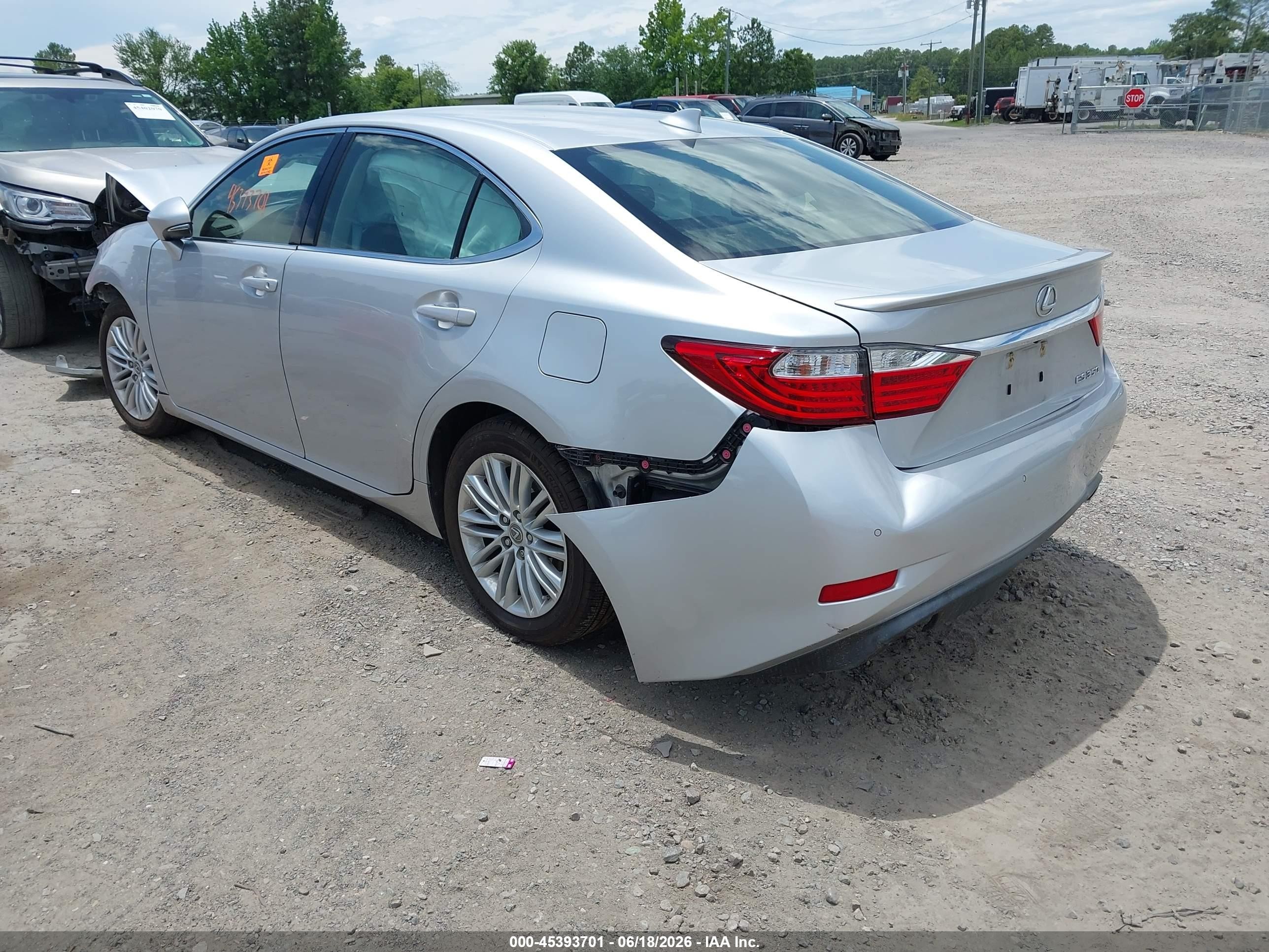2015 Lexus Es 350   Silver vin: JTHBK1GG2F2170285