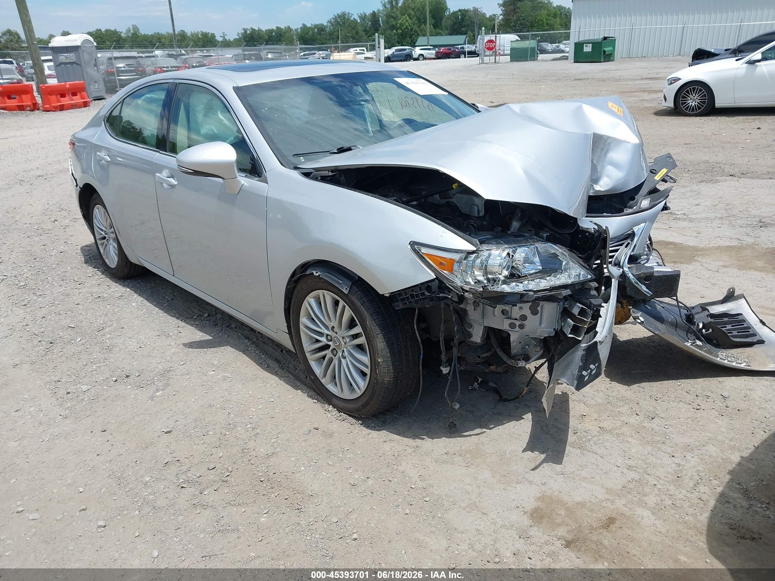 2015 Lexus Es 350   Silver vin: JTHBK1GG2F2170285