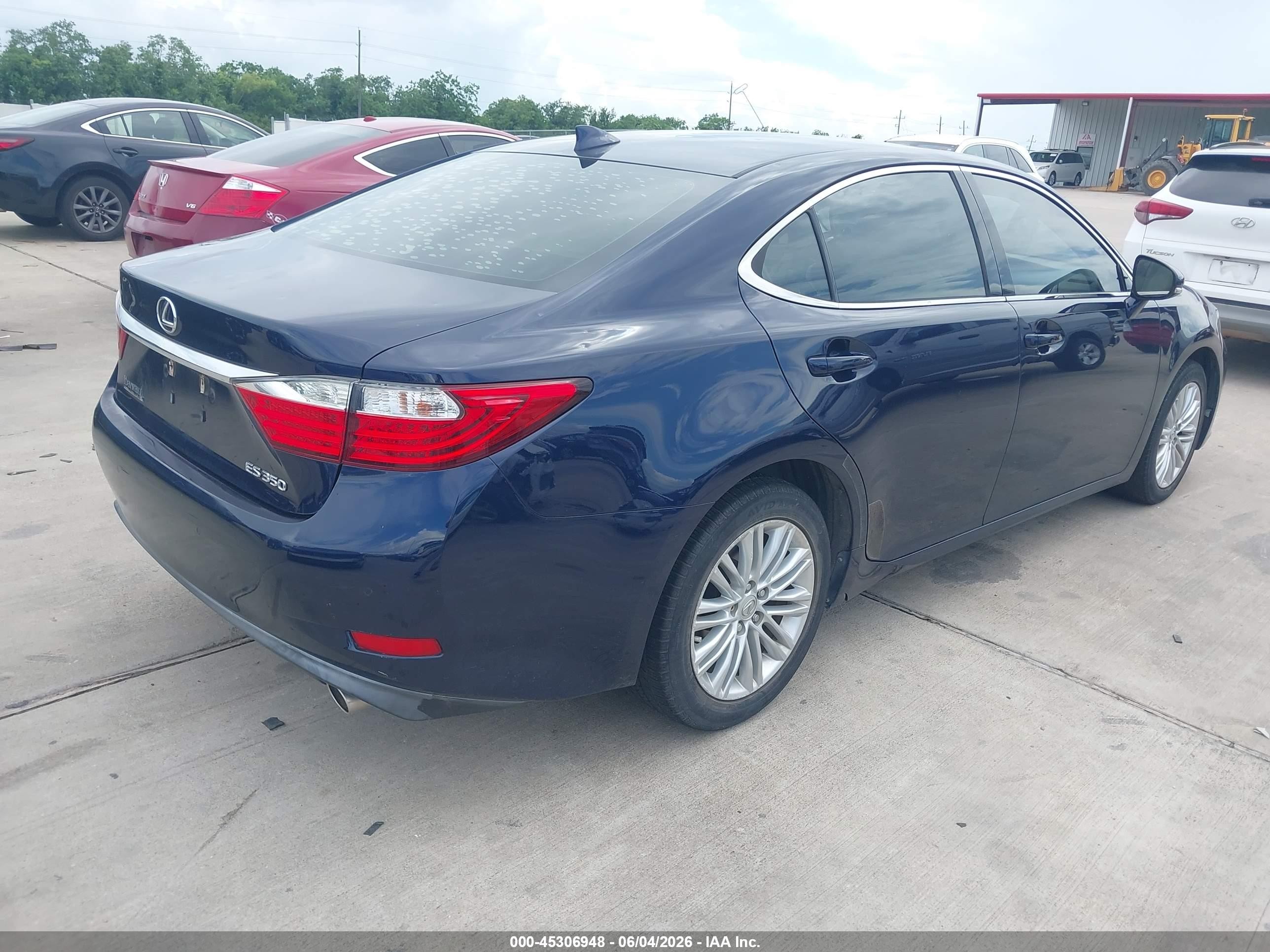2015 Lexus Es 350   Blue vin: JTHBK1GG2F2170724
