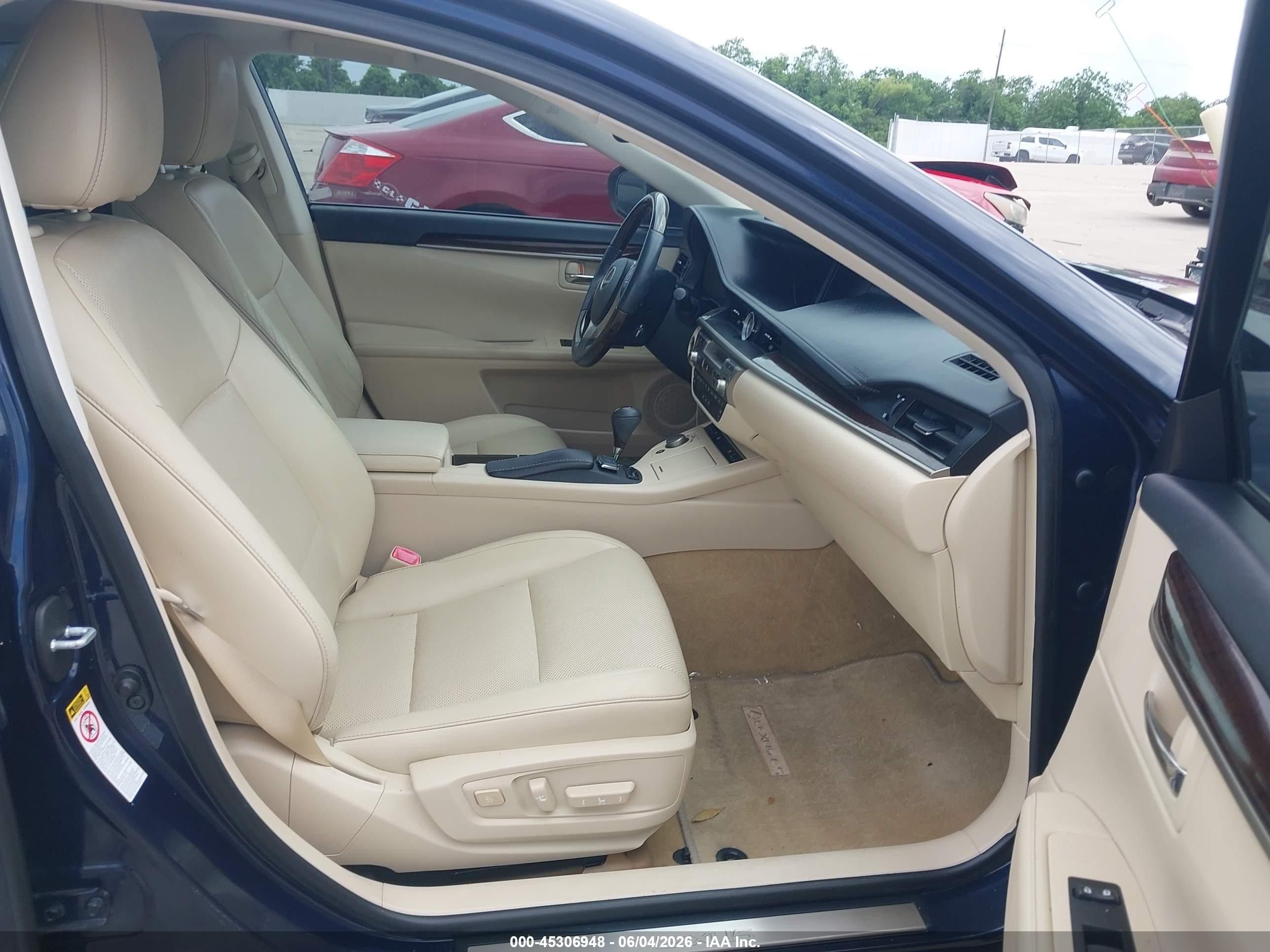 2015 Lexus Es 350   Blue vin: JTHBK1GG2F2170724