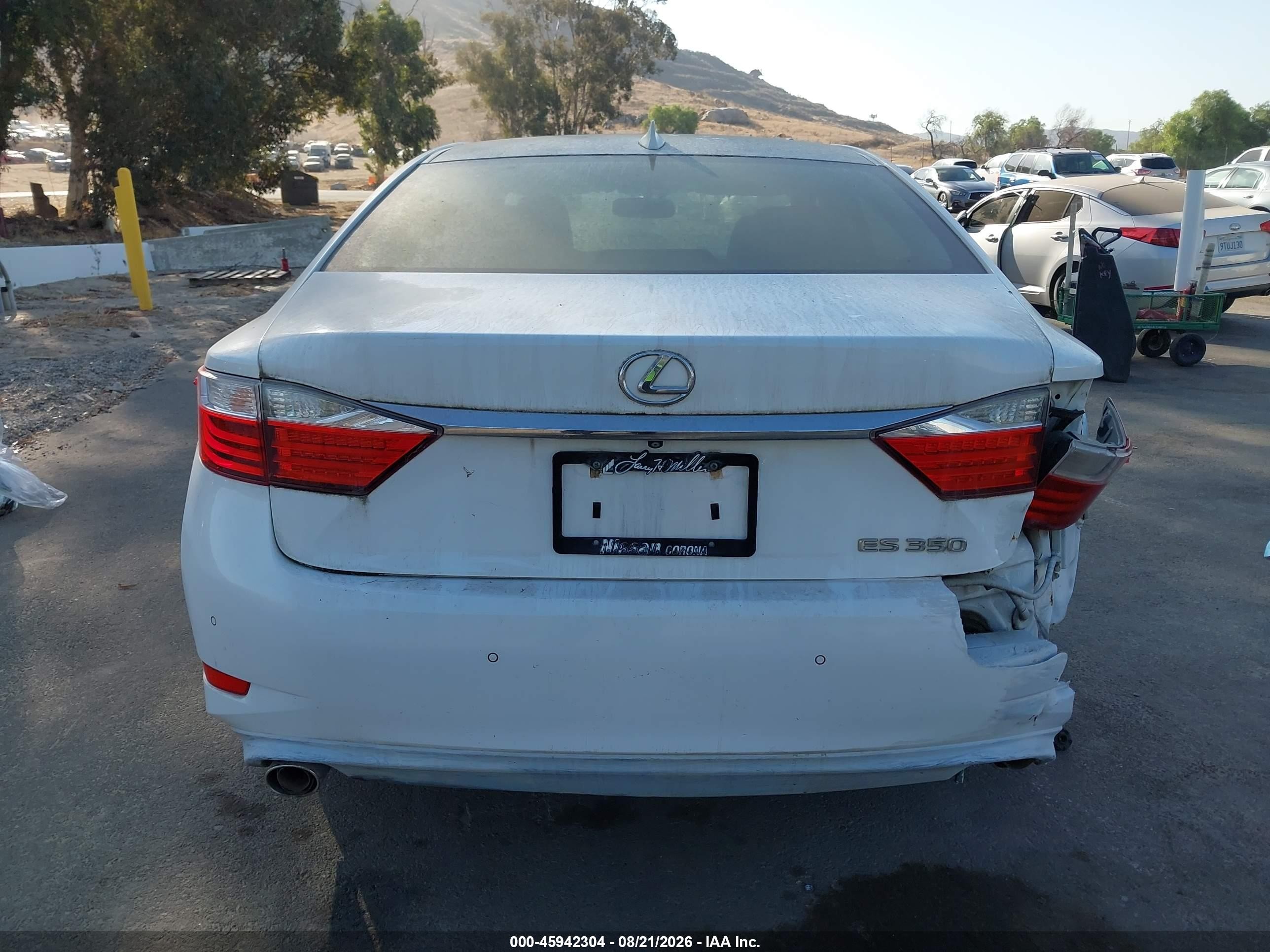 2015 Lexus Es 350 Crafted Line White vin: JTHBK1GG2F2179763