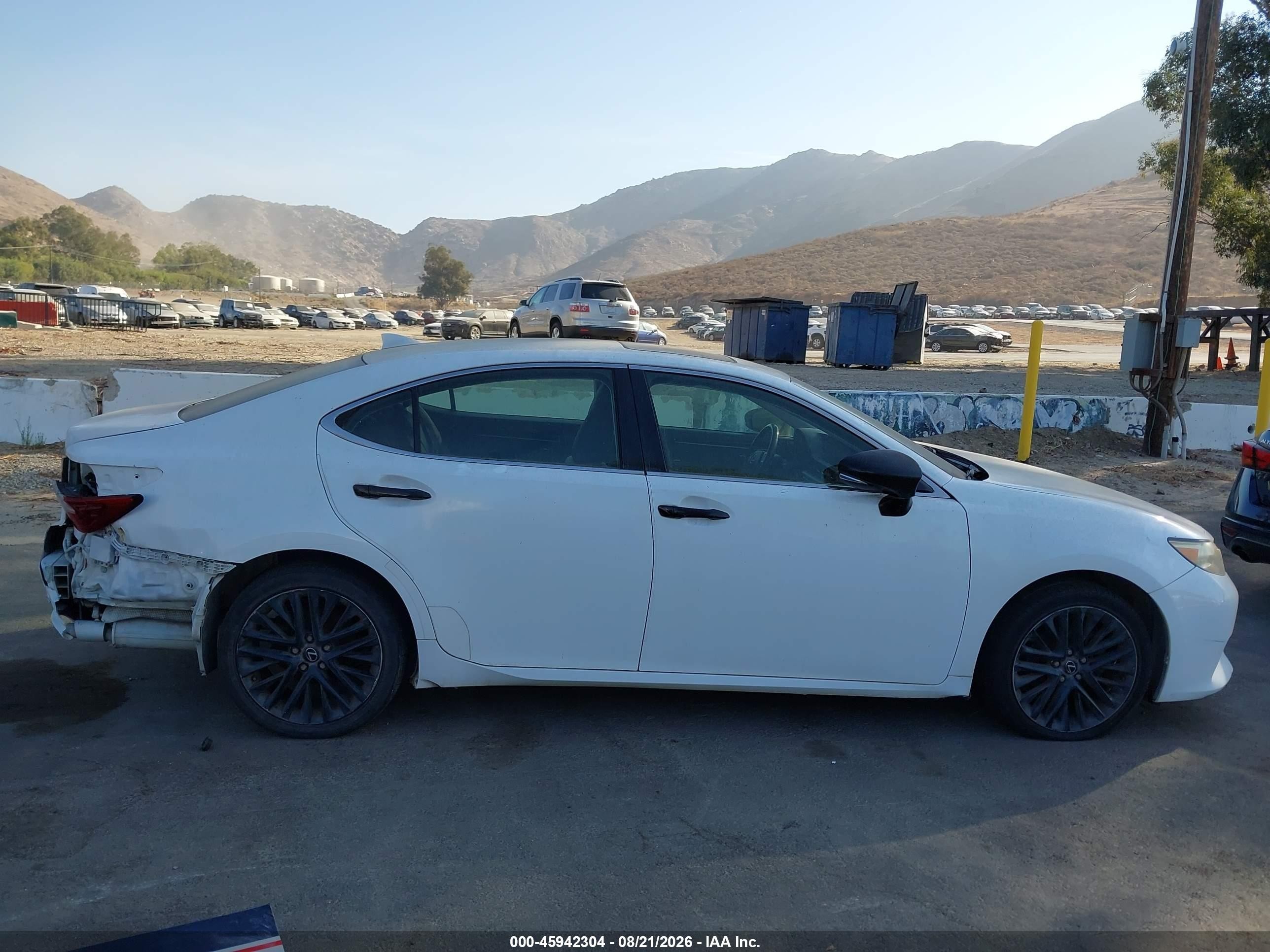 2015 Lexus Es 350 Crafted Line White vin: JTHBK1GG2F2179763