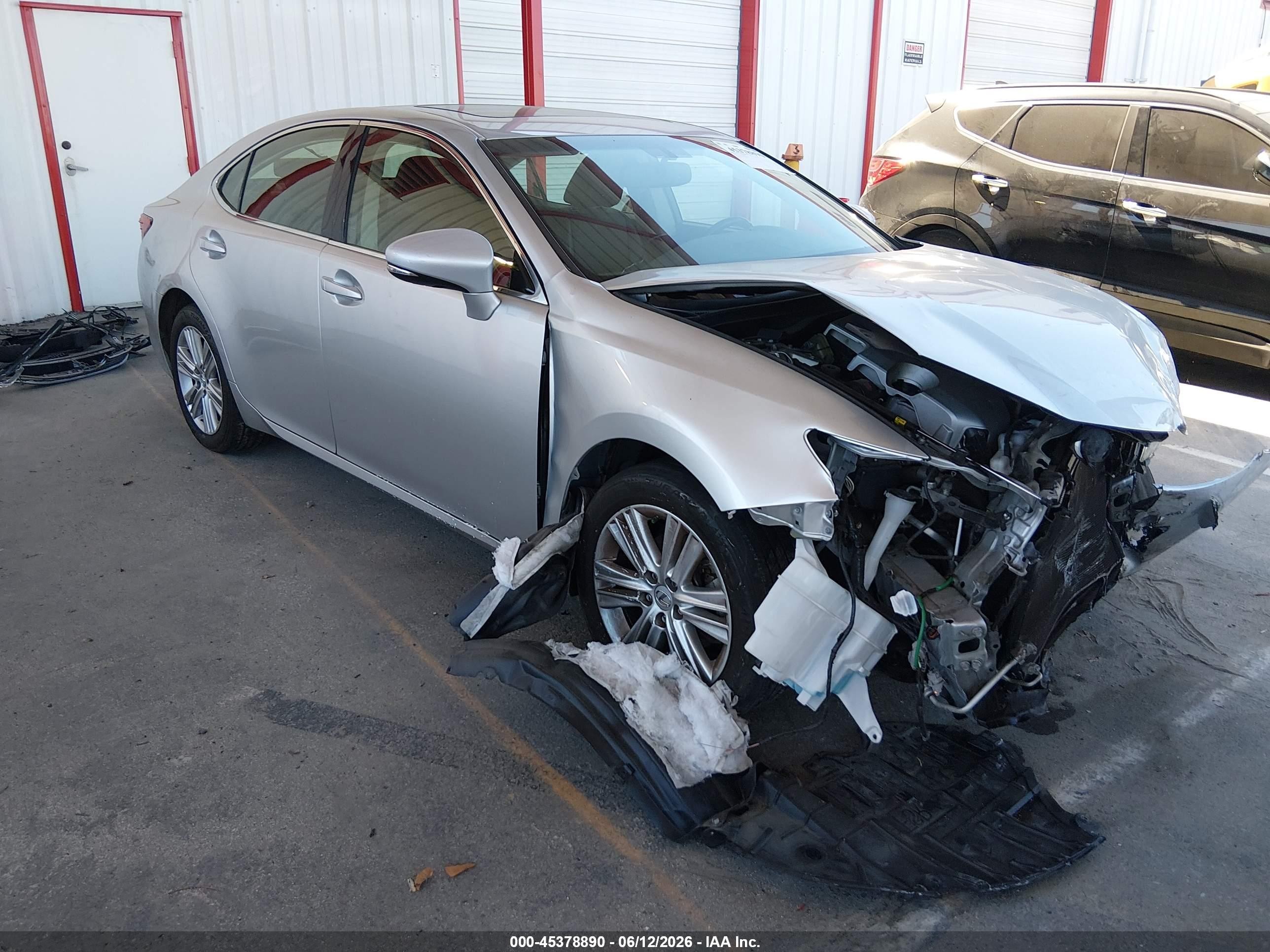 2015 Lexus Es 350   Silver vin: JTHBK1GG2F2187085