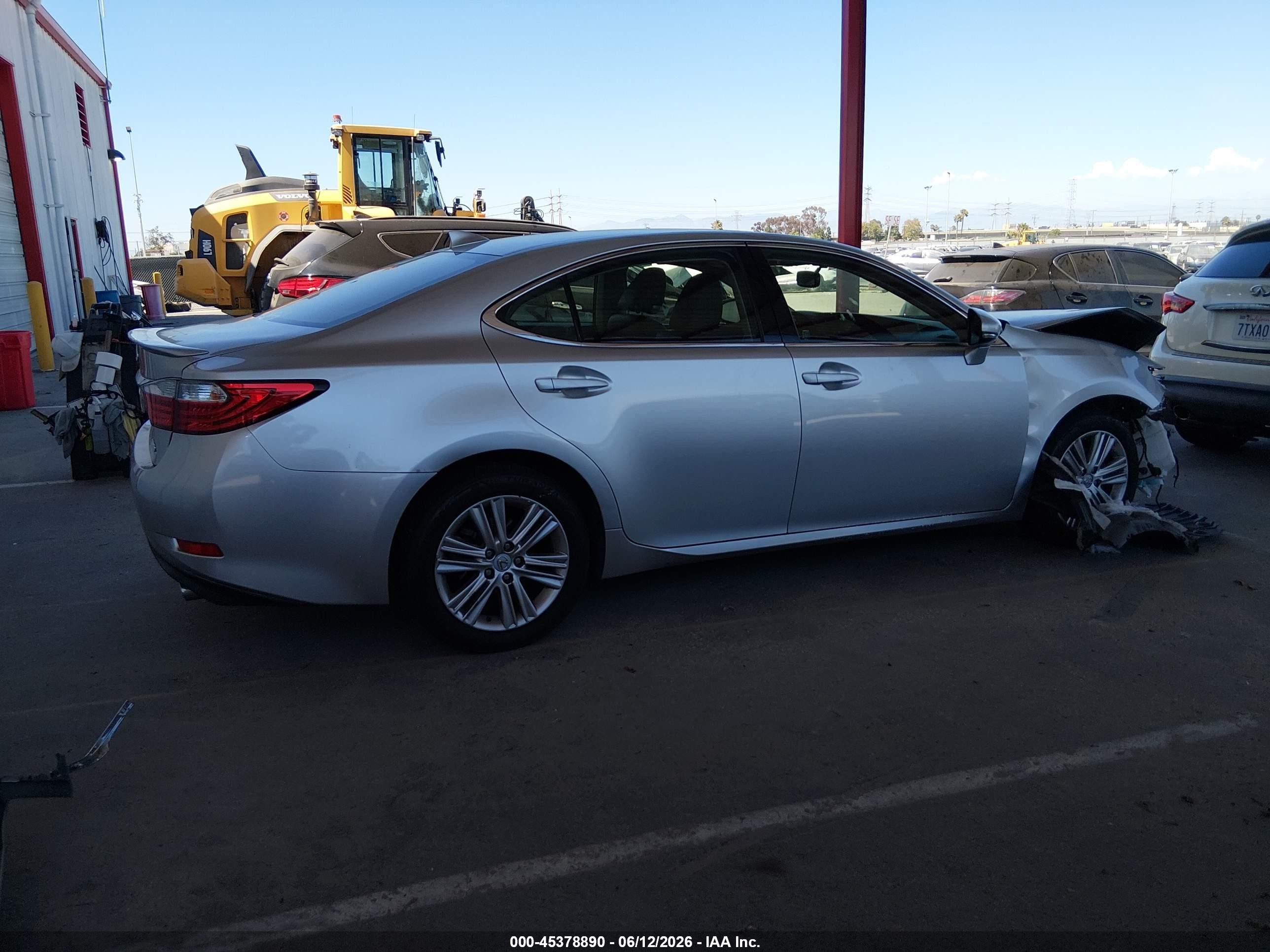 2015 Lexus Es 350   Серебряный vin: JTHBK1GG2F2187085