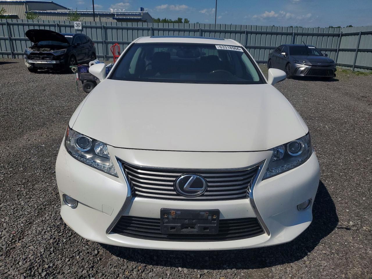2015 Lexus Es 350 White vin: JTHBK1GG2F2190469