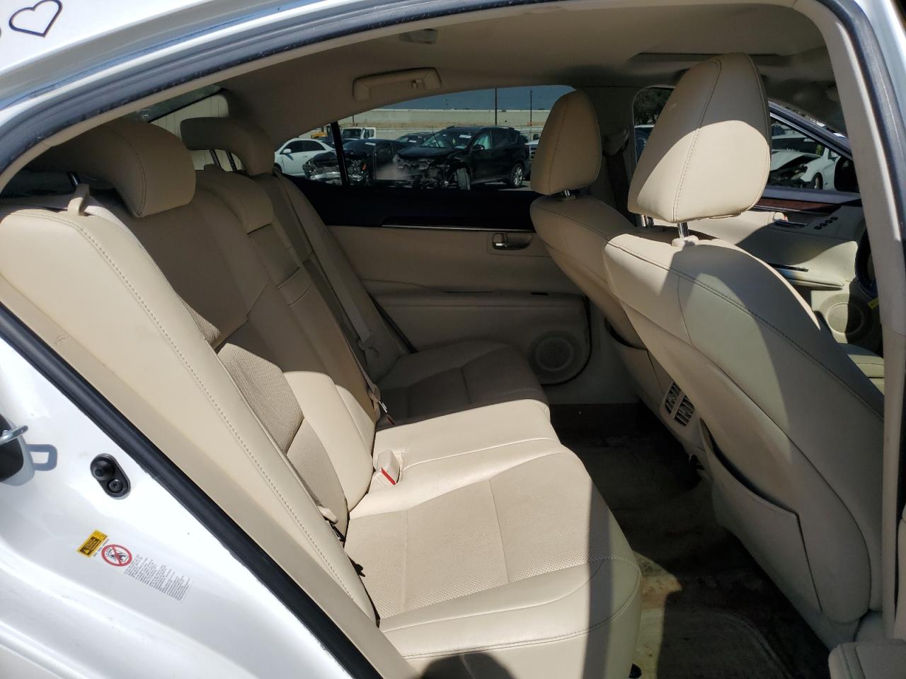 2015 Lexus Es 350 Белый vin: JTHBK1GG2F2194005