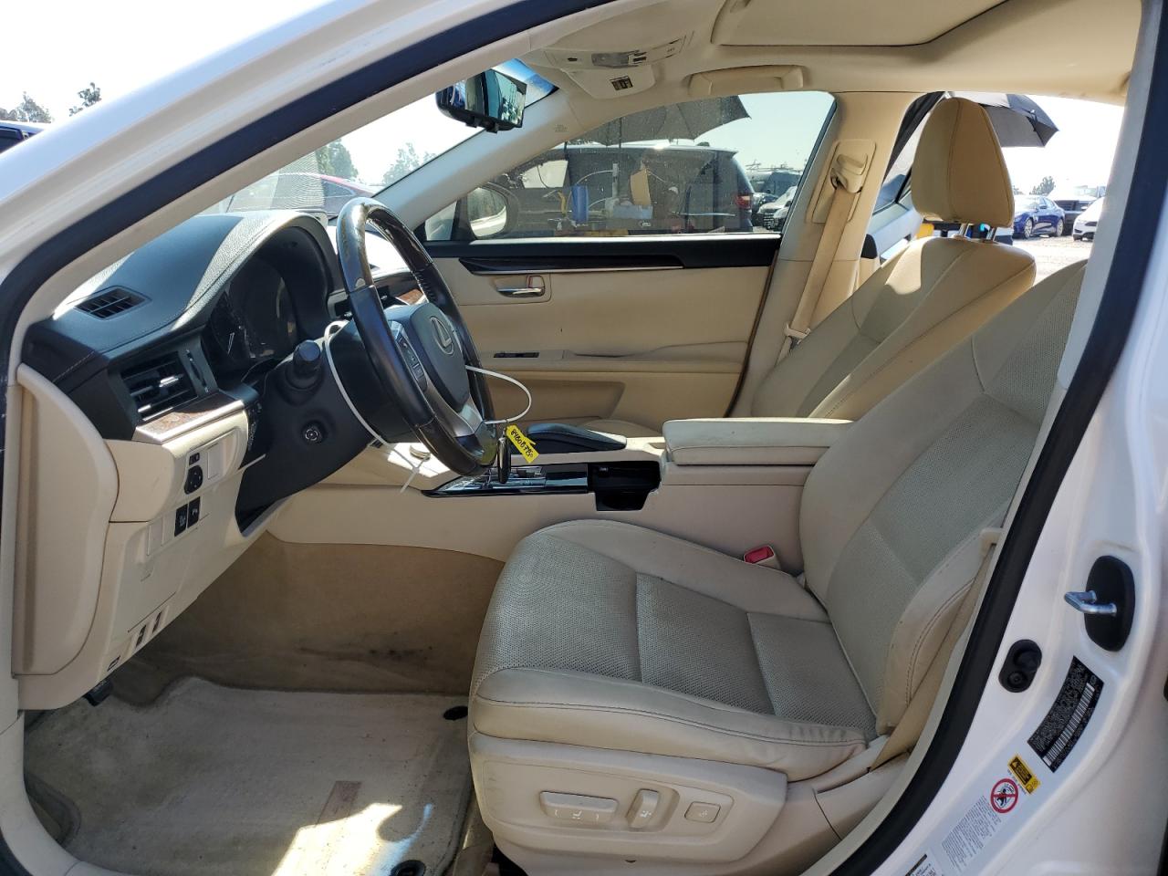 2015 Lexus Es 350 Белый vin: JTHBK1GG2F2194005