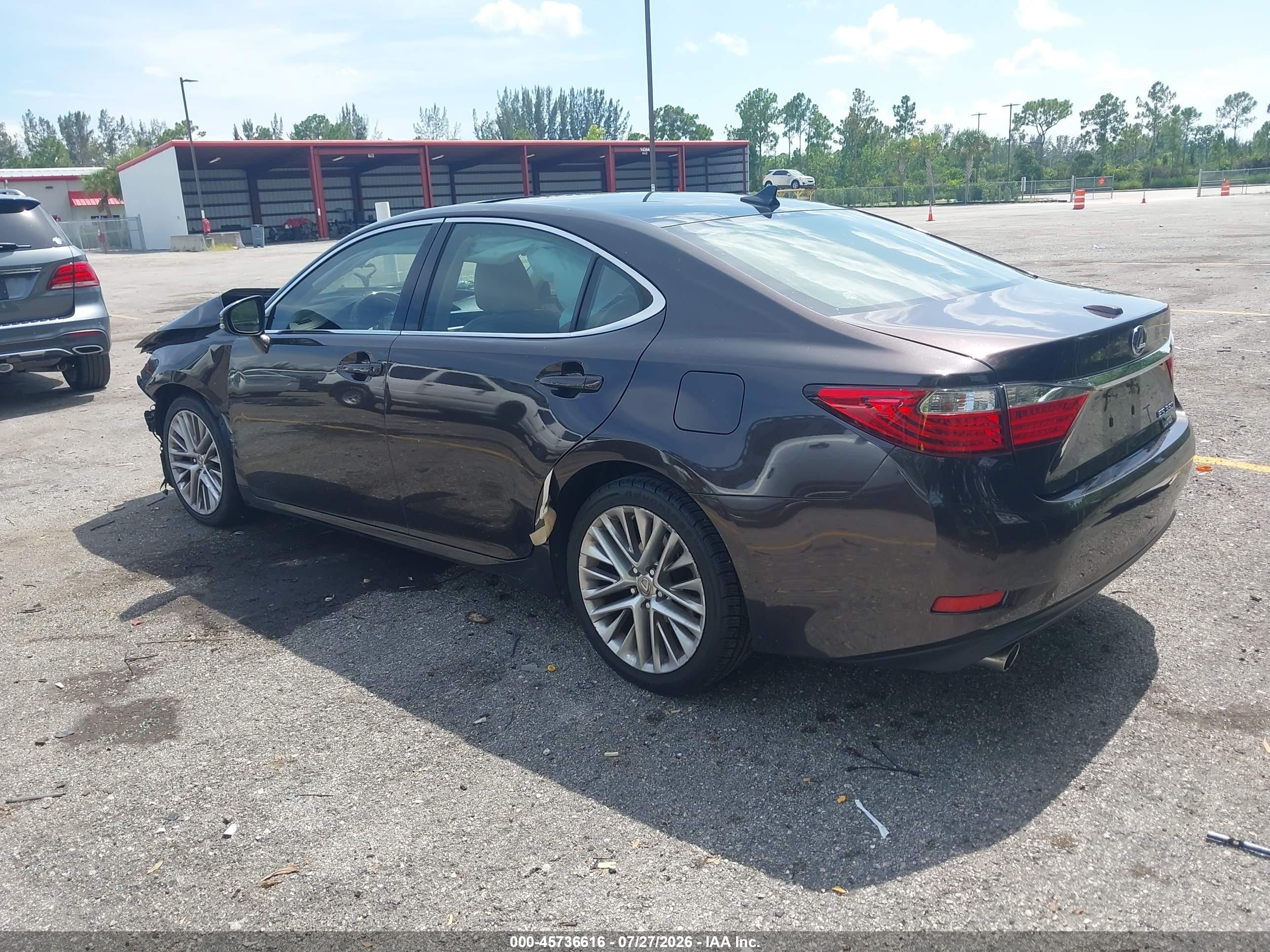 2015 Lexus Es 350 Brown vin: JTHBK1GG2F2198135