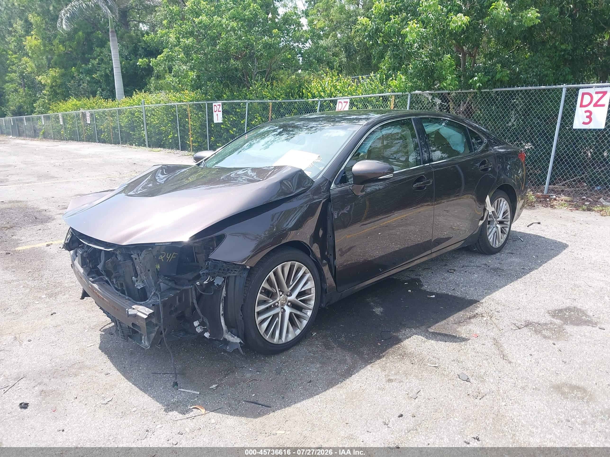 2015 Lexus Es 350 Brown vin: JTHBK1GG2F2198135