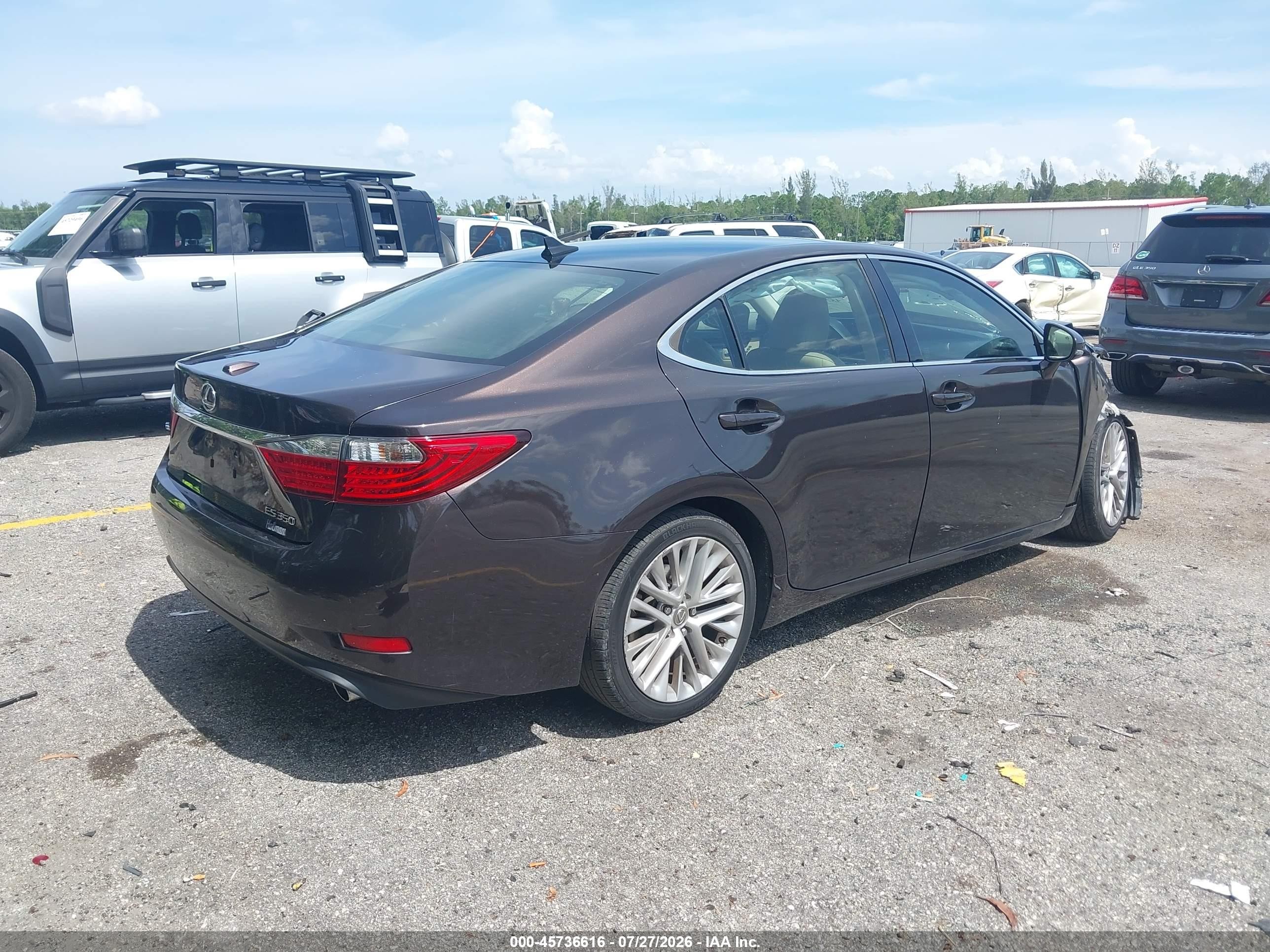 2015 Lexus Es 350 Brown vin: JTHBK1GG2F2198135