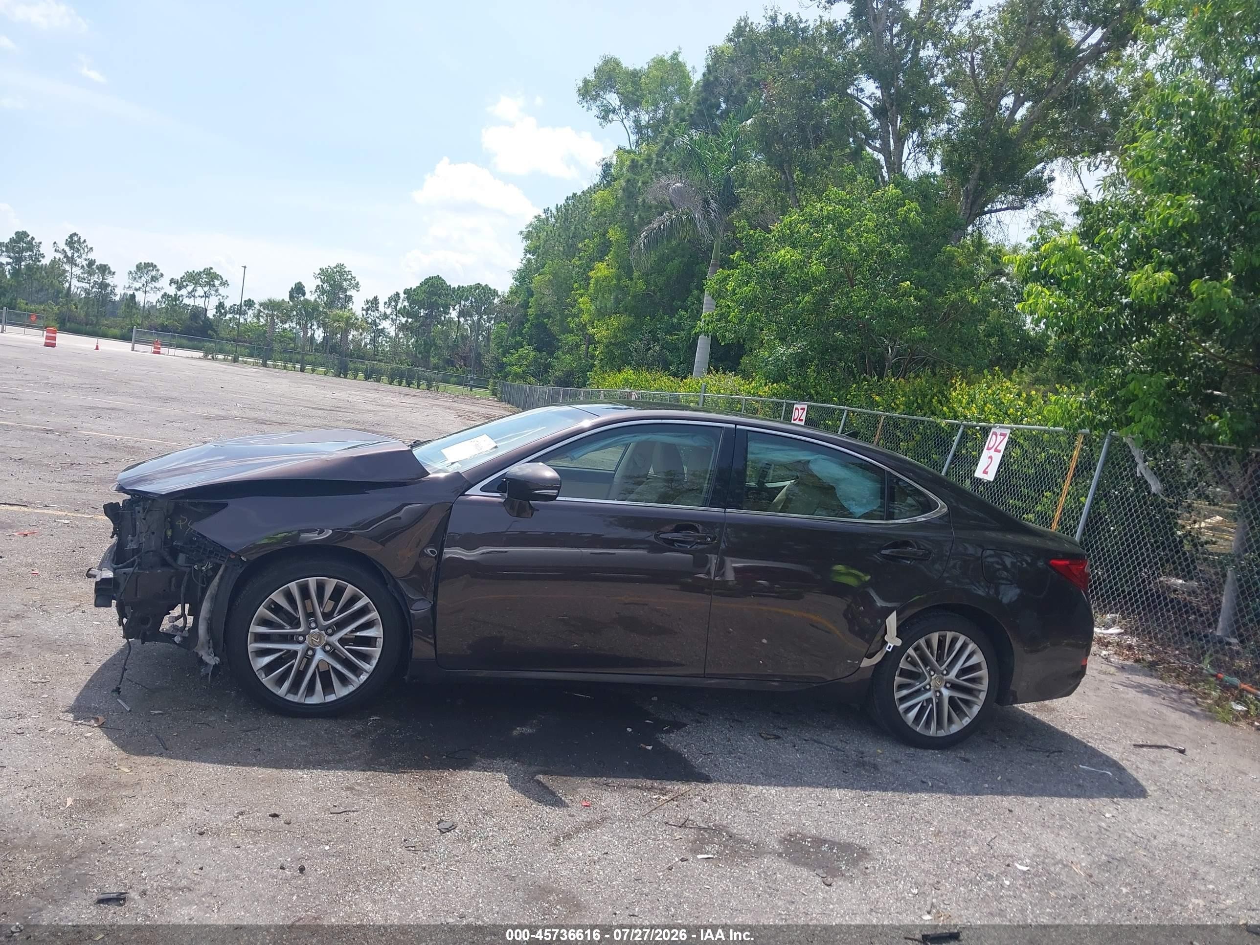 2015 Lexus Es 350 Brown vin: JTHBK1GG2F2198135