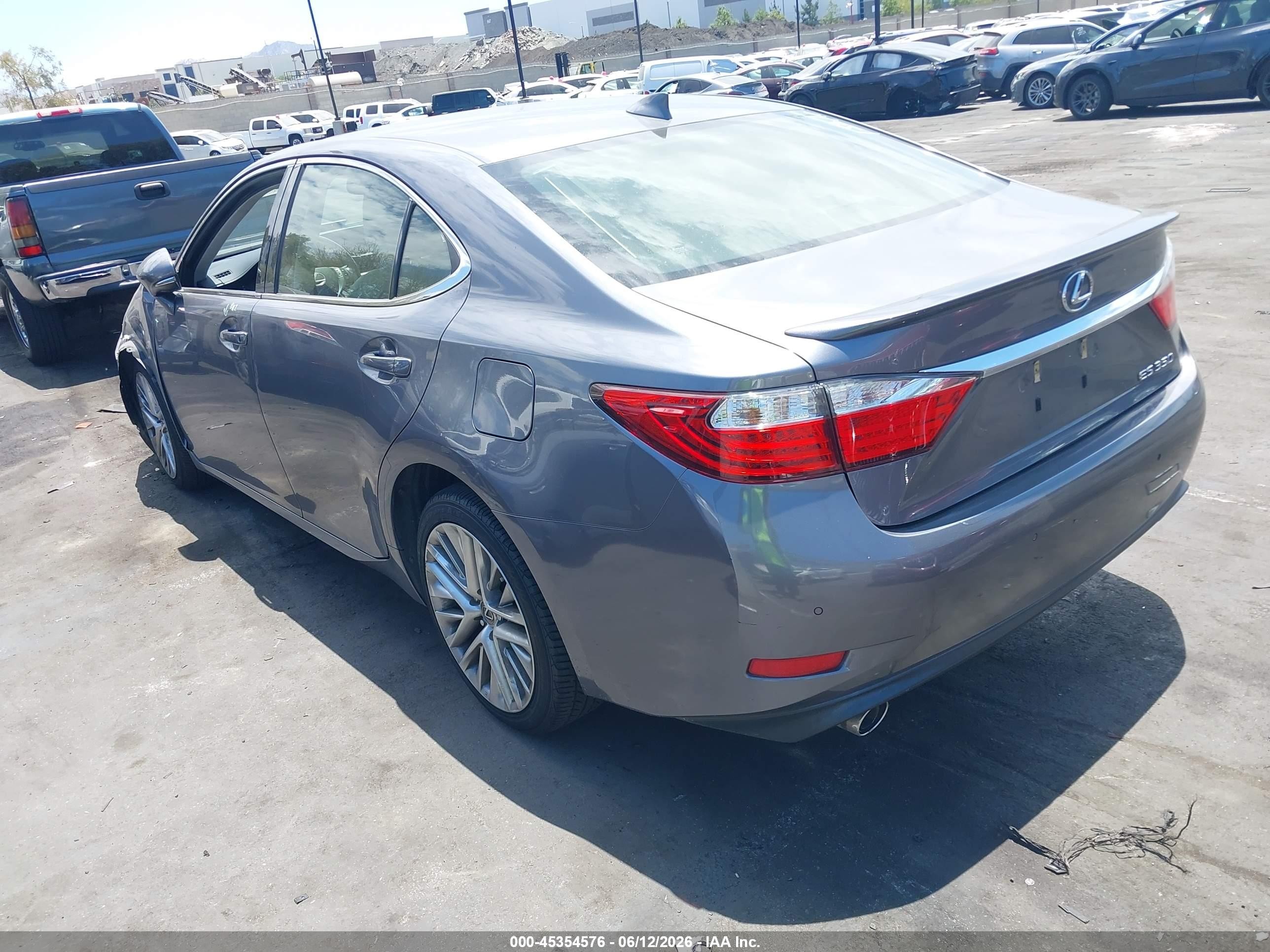 2015 Lexus Es 350   Gray vin: JTHBK1GG2F2201762