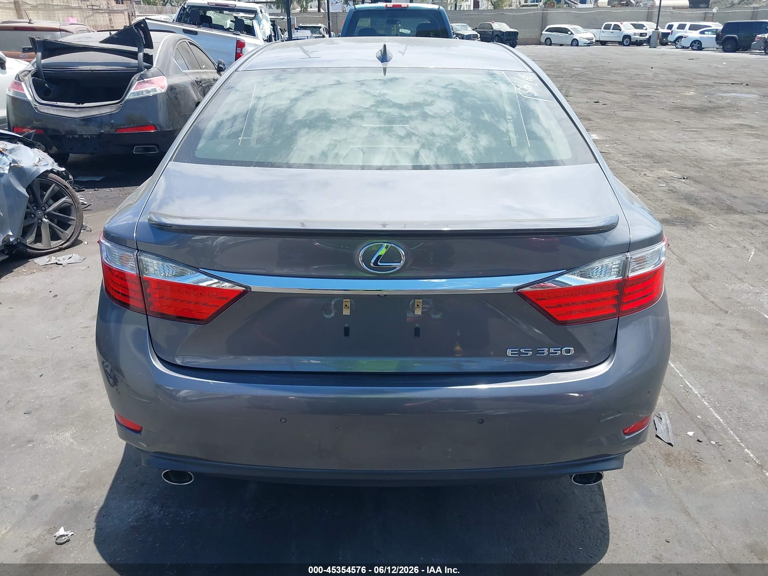 2015 Lexus Es 350   Gray vin: JTHBK1GG2F2201762