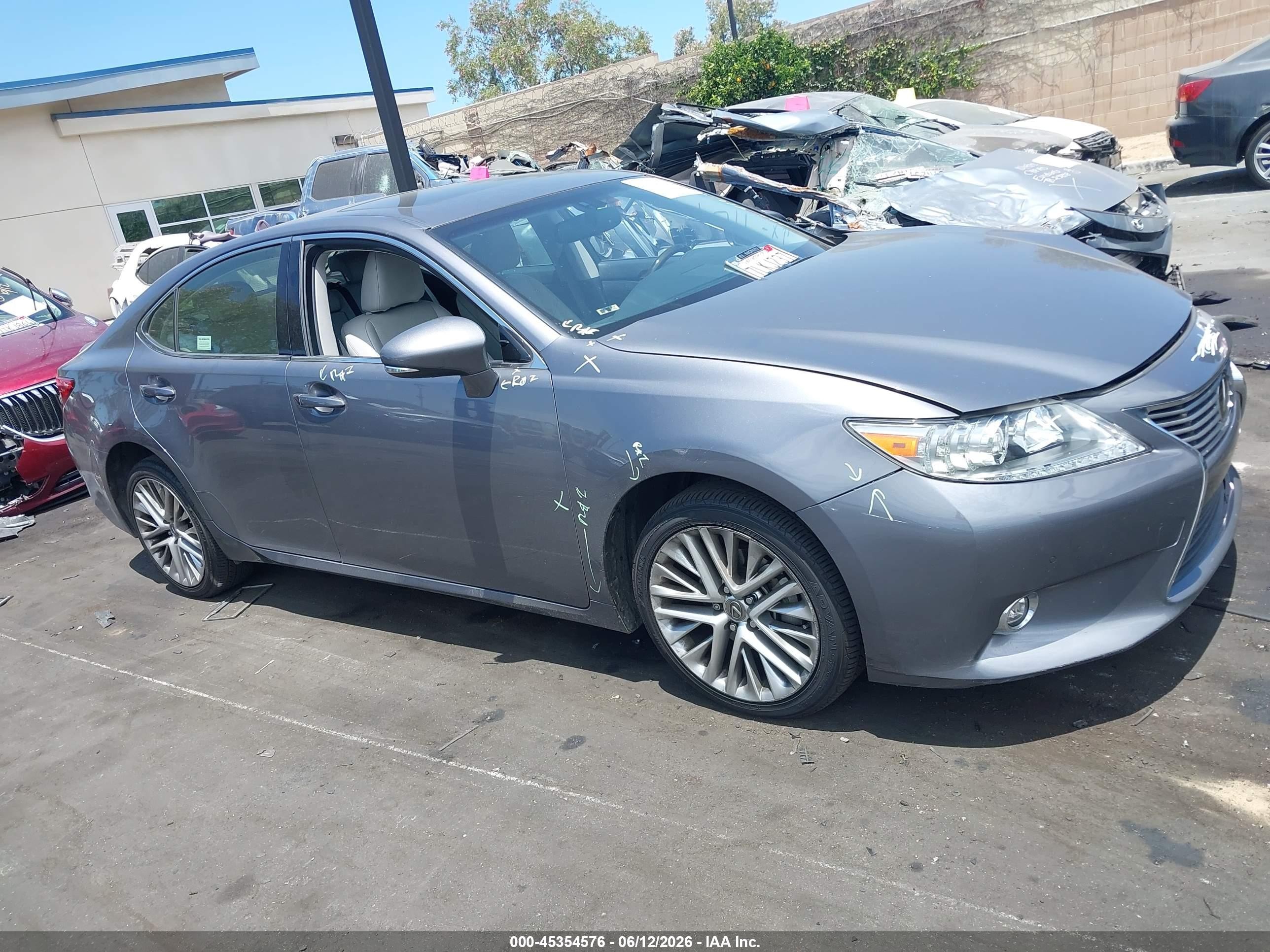 2015 Lexus Es 350   Gray vin: JTHBK1GG2F2201762