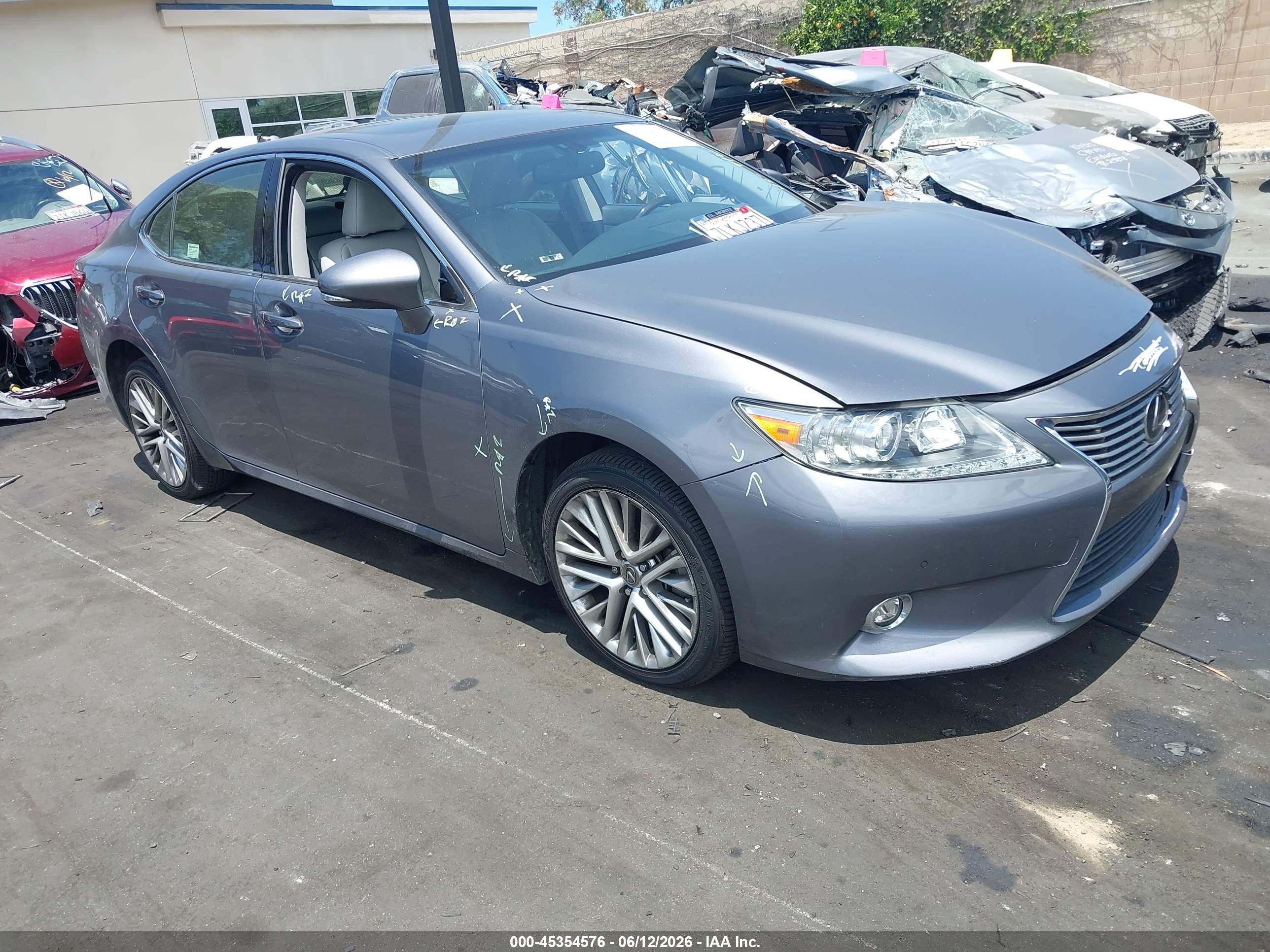 2015 Lexus Es 350   Gray vin: JTHBK1GG2F2201762