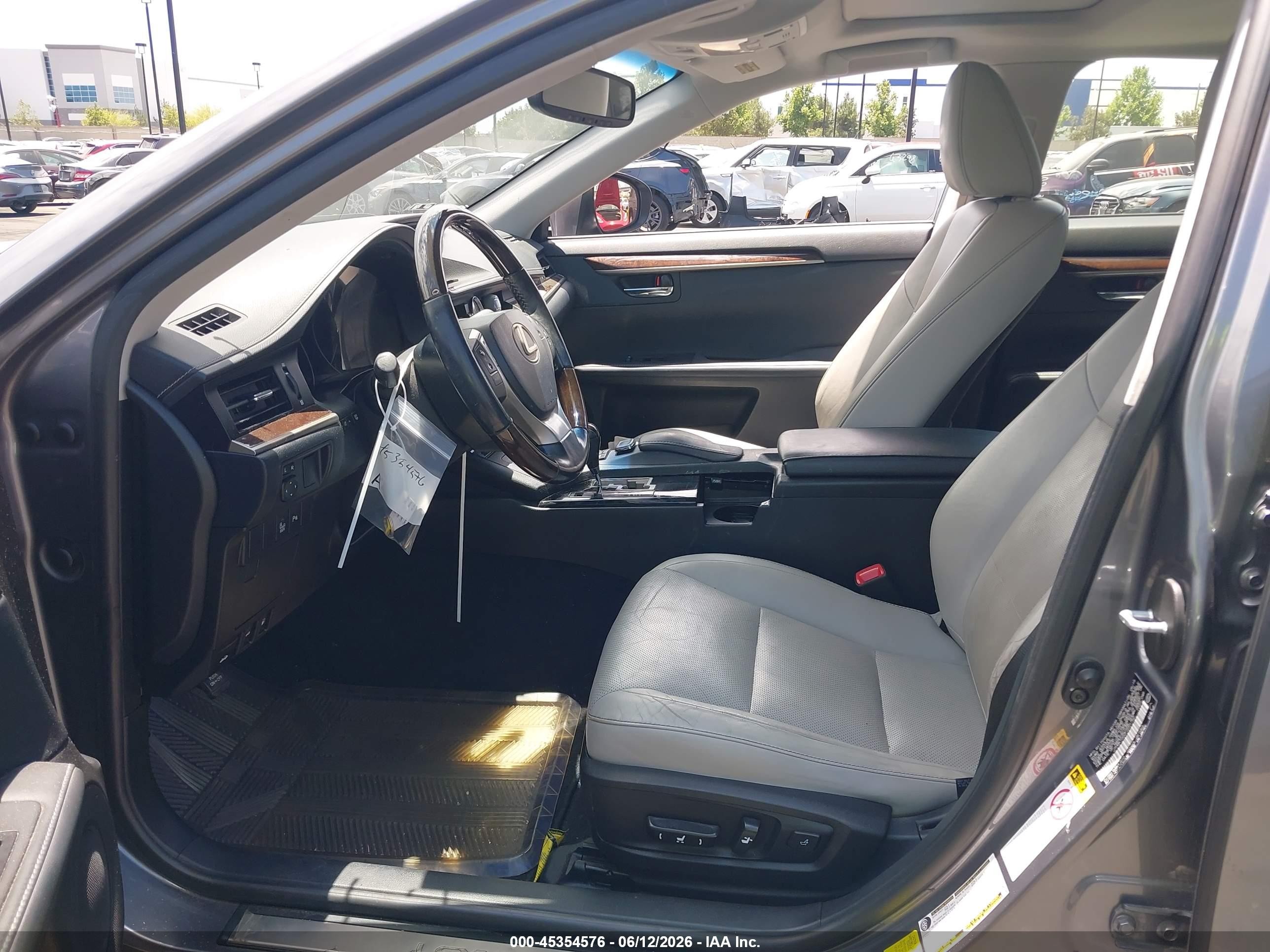 2015 Lexus Es 350   Gray vin: JTHBK1GG2F2201762