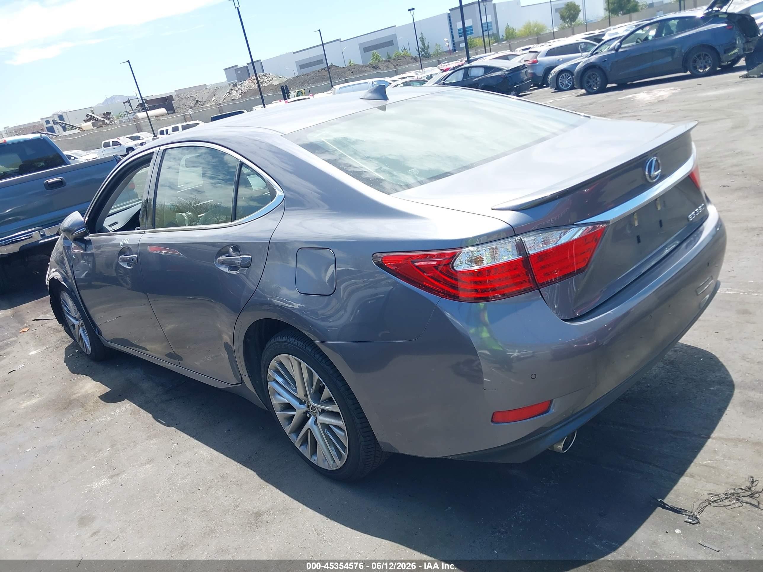 2015 Lexus Es 350   Gray vin: JTHBK1GG2F2201762
