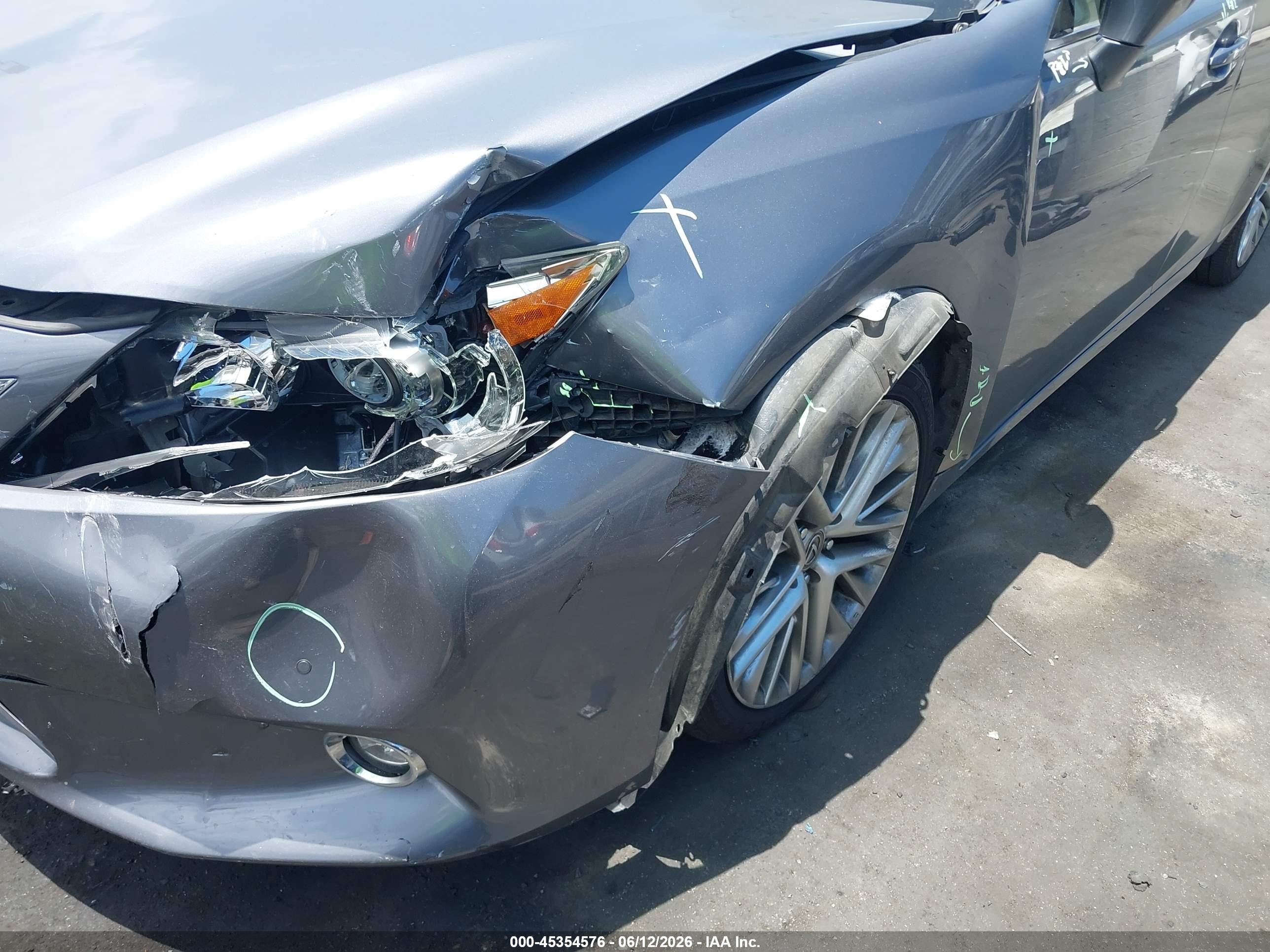 2015 Lexus Es 350   Gray vin: JTHBK1GG2F2201762