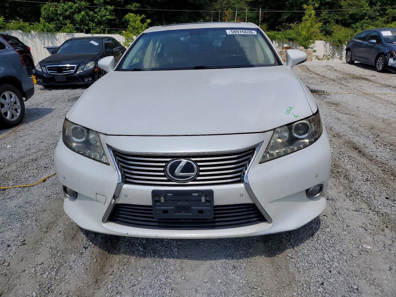 2013 Lexus Es 350 White vin: JTHBK1GG3D2000708