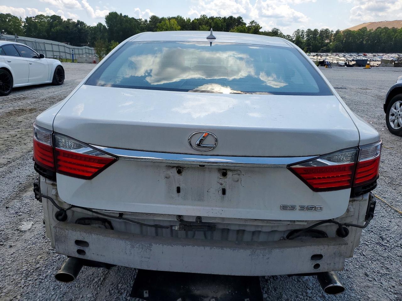 2013 Lexus Es 350 White vin: JTHBK1GG3D2000708