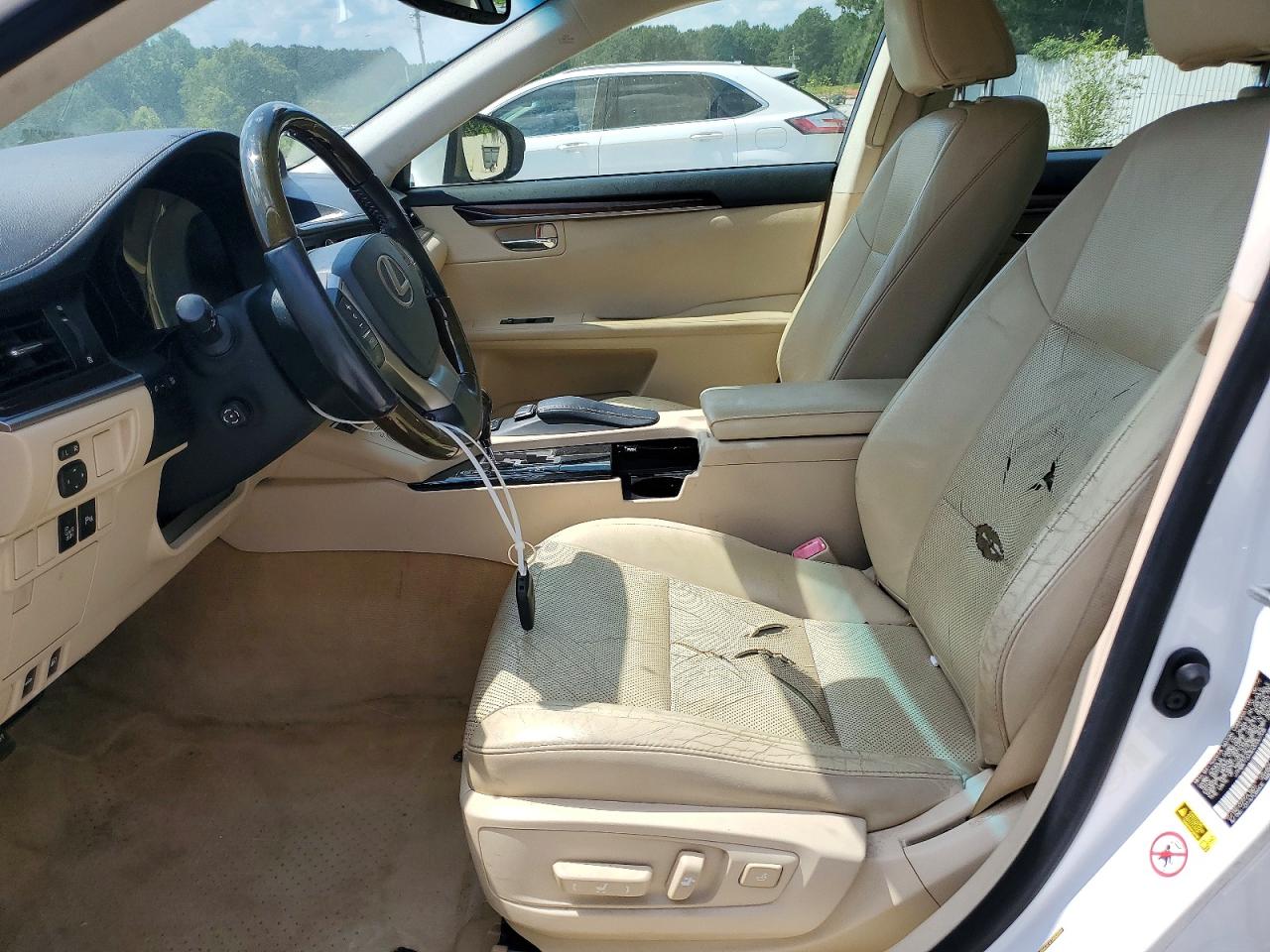 2013 Lexus Es 350 White vin: JTHBK1GG3D2000708
