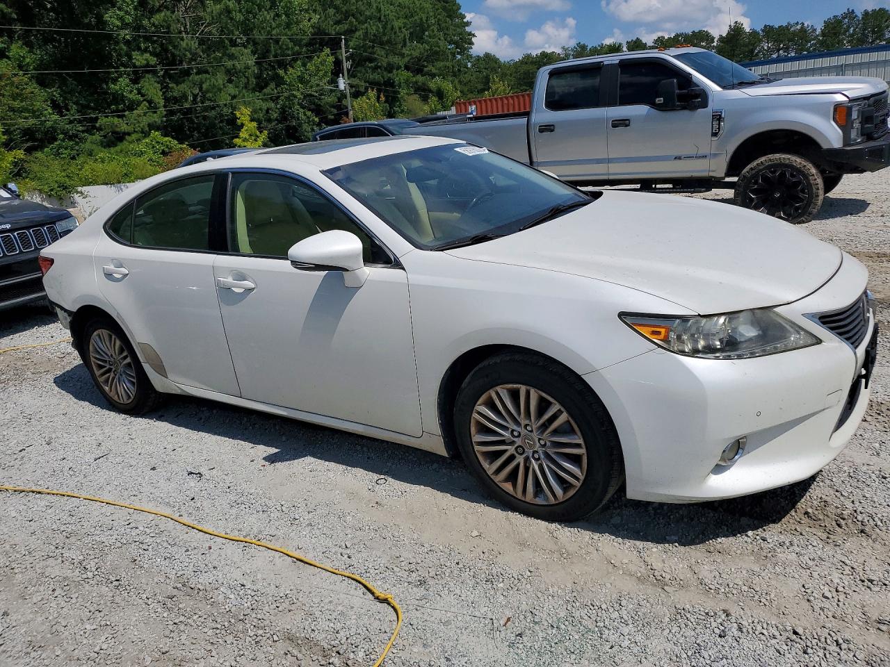 2013 Lexus Es 350 White vin: JTHBK1GG3D2000708