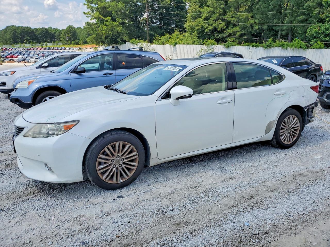 2013 Lexus Es 350 White vin: JTHBK1GG3D2000708