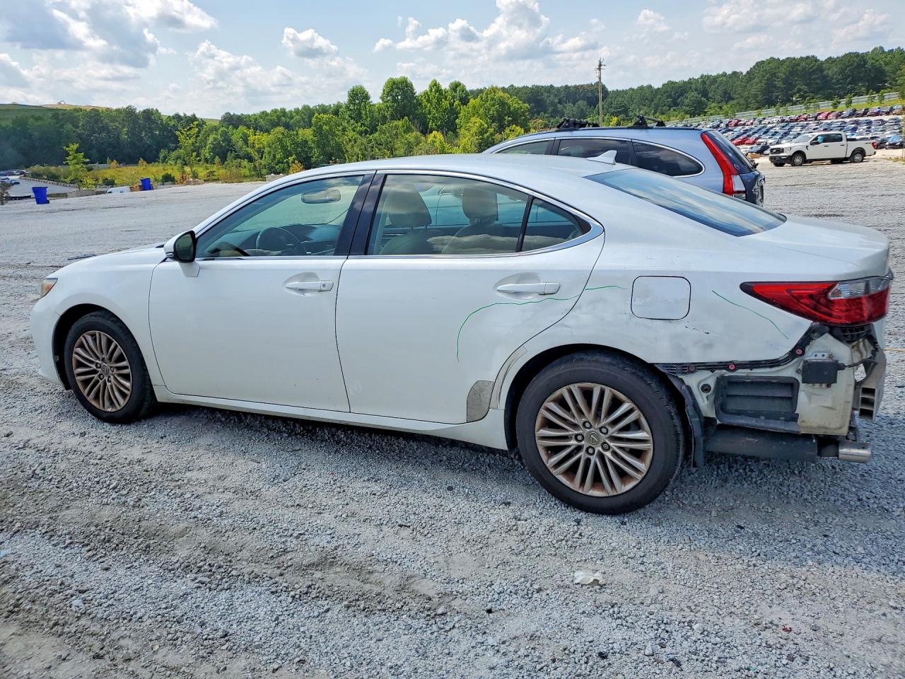 2013 Lexus Es 350 White vin: JTHBK1GG3D2000708