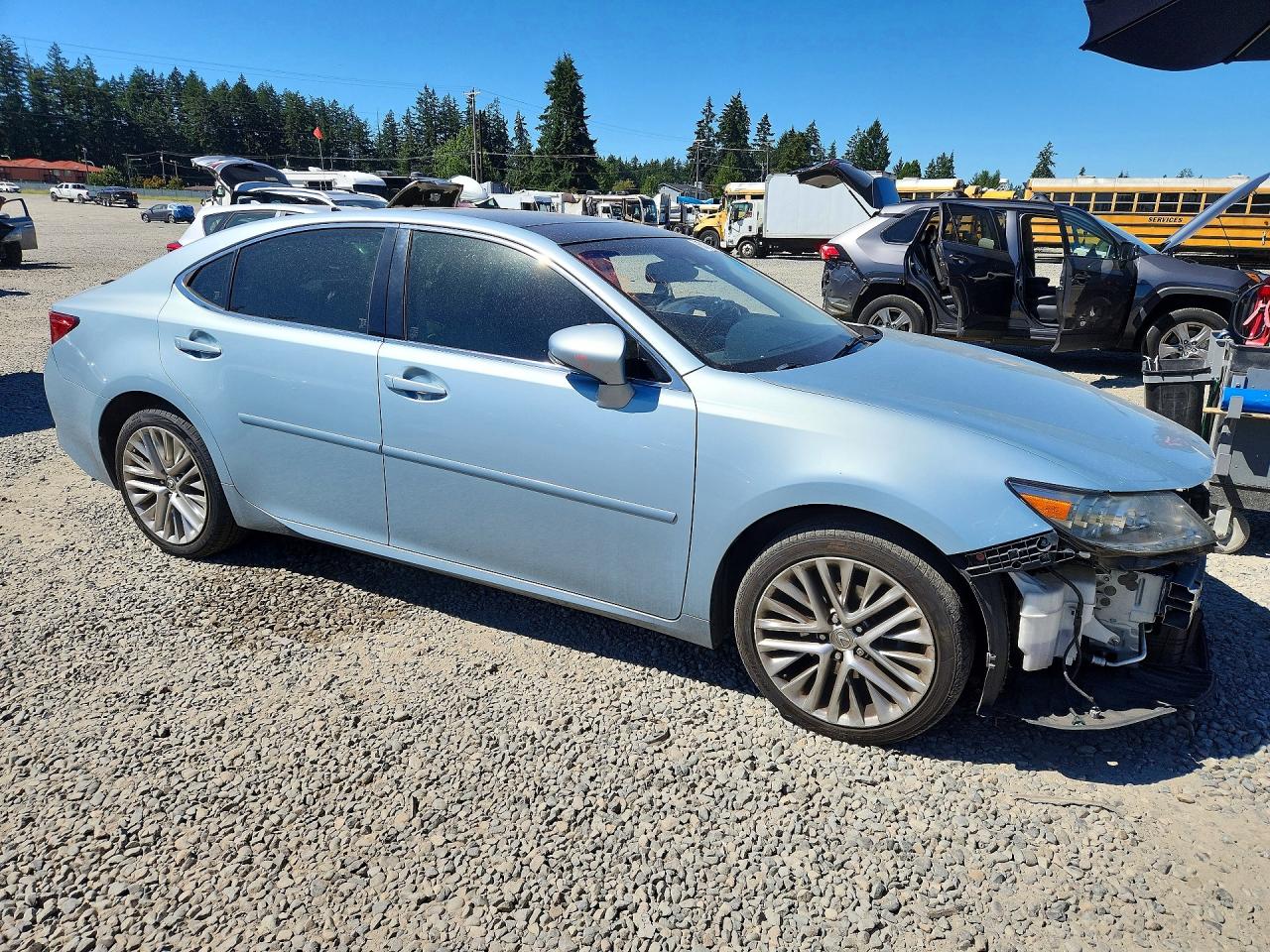 2013 Lexus Es 350 Blue vin: JTHBK1GG3D2010056