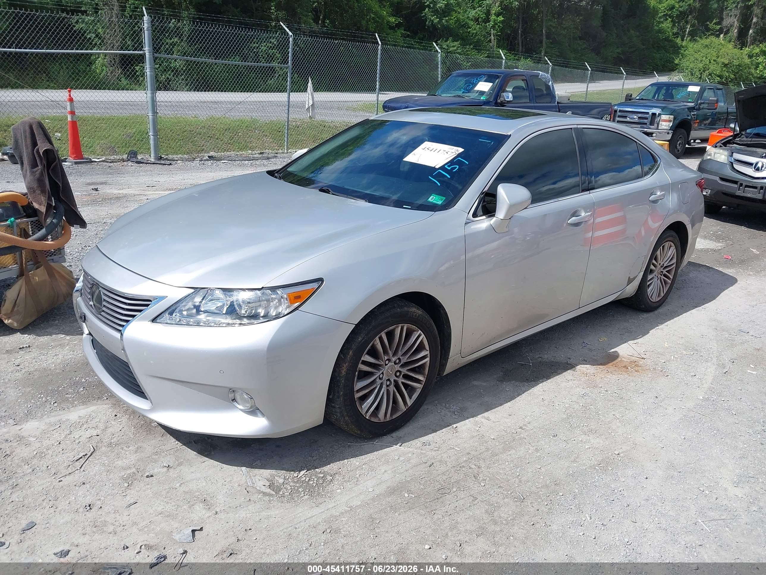 2013 Lexus Es 350   Silver vin: JTHBK1GG3D2011210