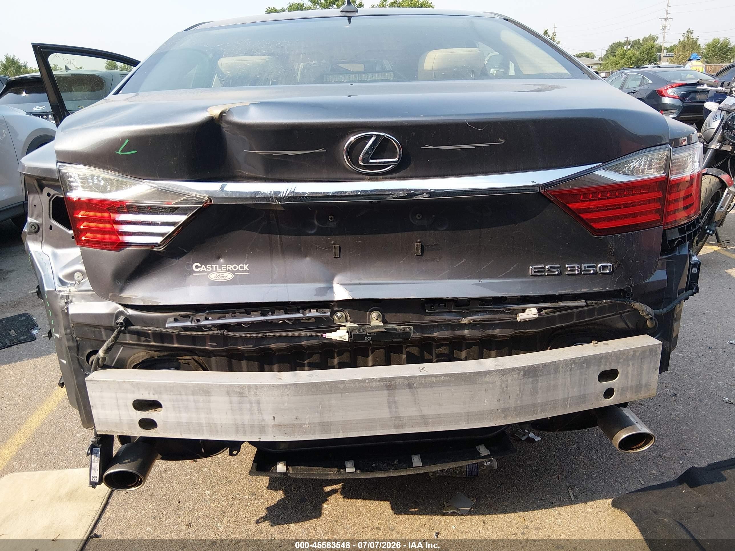 2013 Lexus Es 350   Gray vin: JTHBK1GG3D2017766