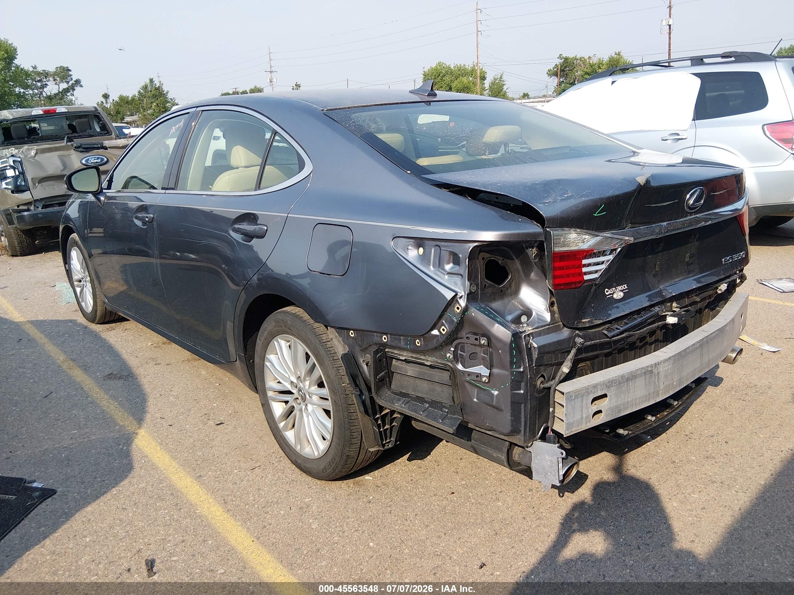 2013 Lexus Es 350   Gray vin: JTHBK1GG3D2017766