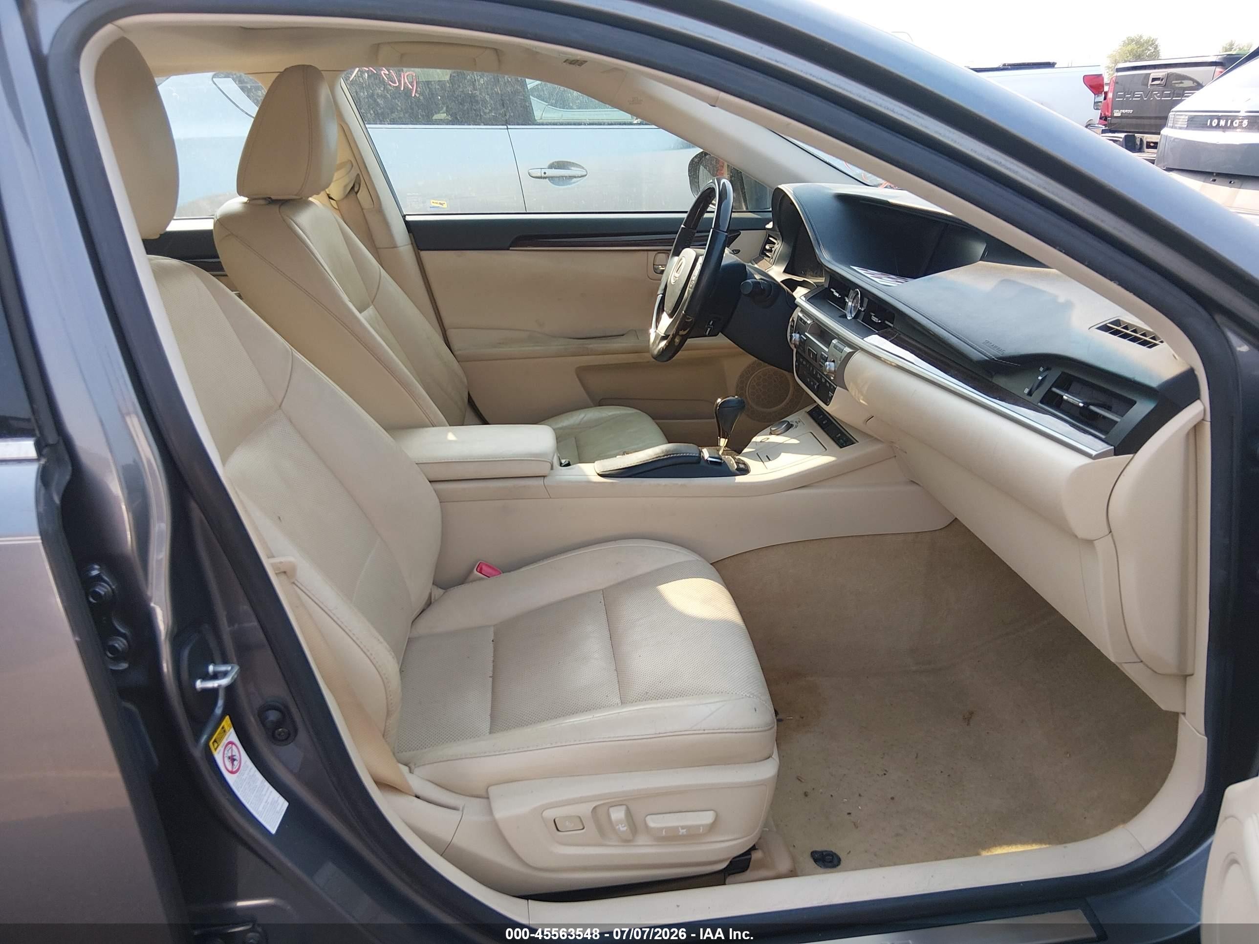 2013 Lexus Es 350   Gray vin: JTHBK1GG3D2017766