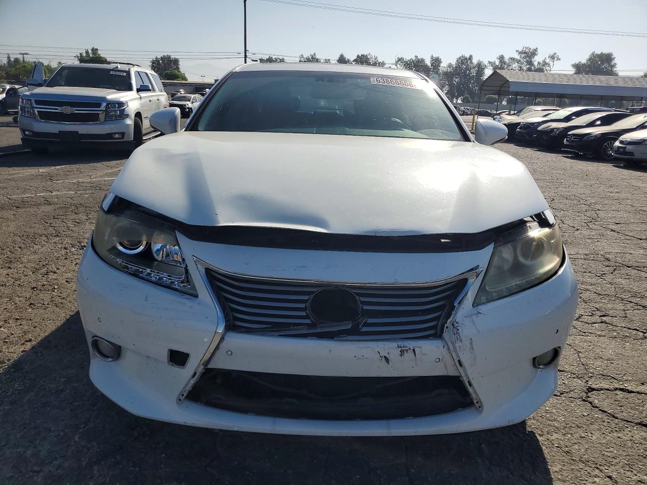 2013 Lexus Es 350 White vin: JTHBK1GG3D2043509