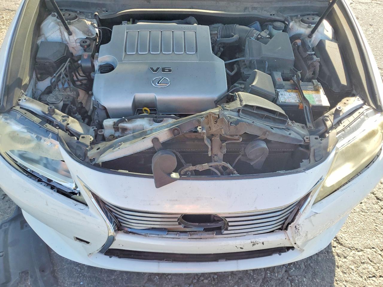 2013 Lexus Es 350 White vin: JTHBK1GG3D2043509