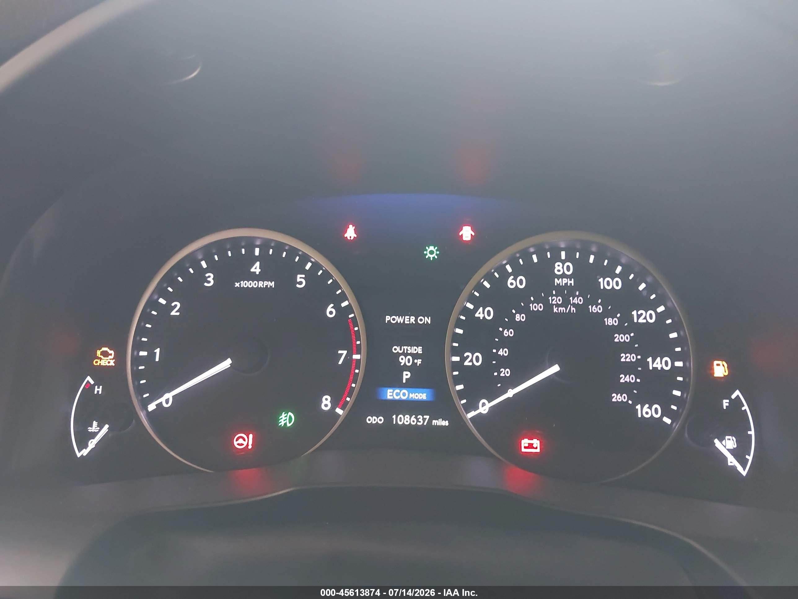 2013 Lexus Es 350   Red vin: JTHBK1GG3D2043543