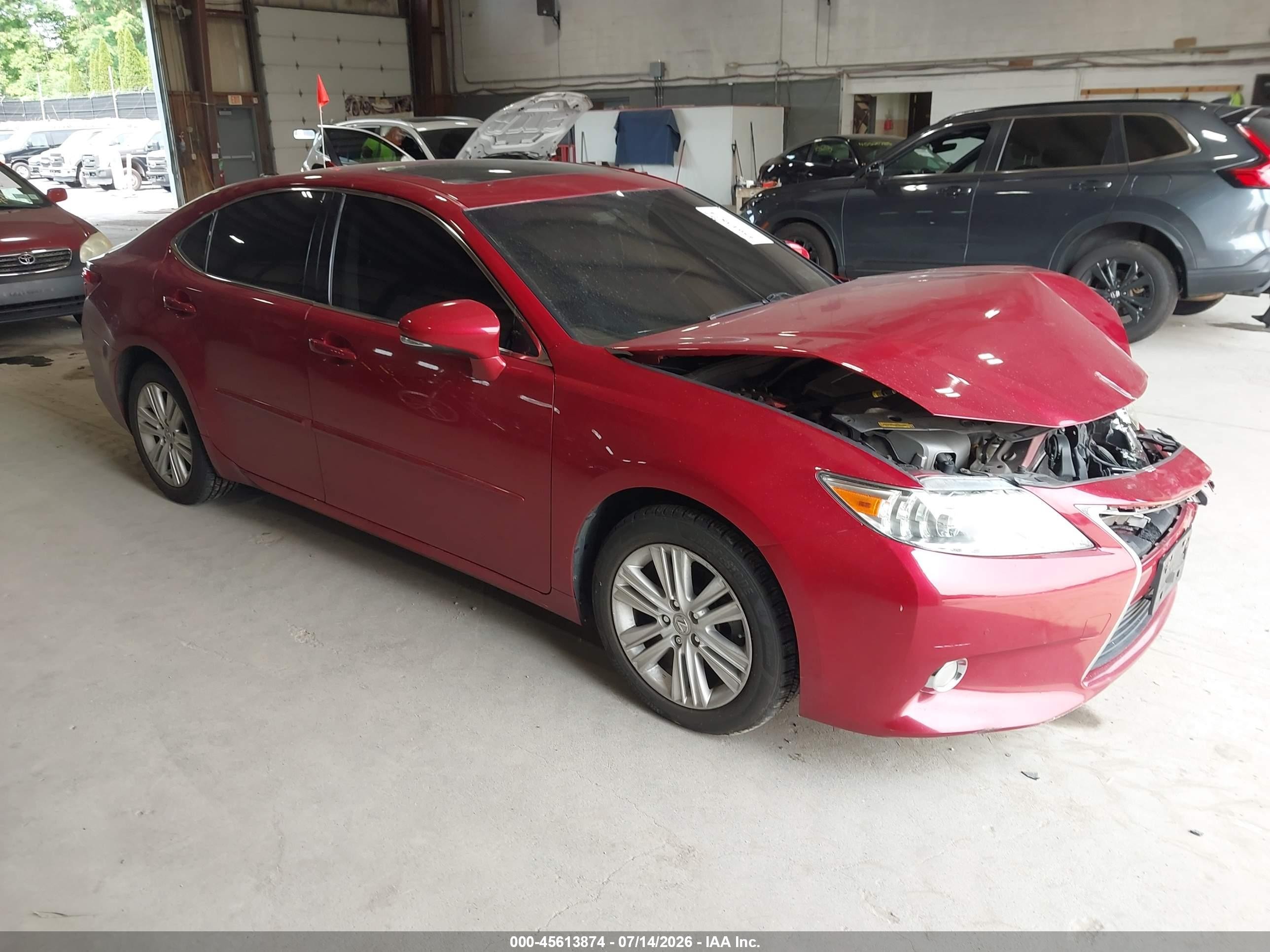 2013 Lexus Es 350   Red vin: JTHBK1GG3D2043543