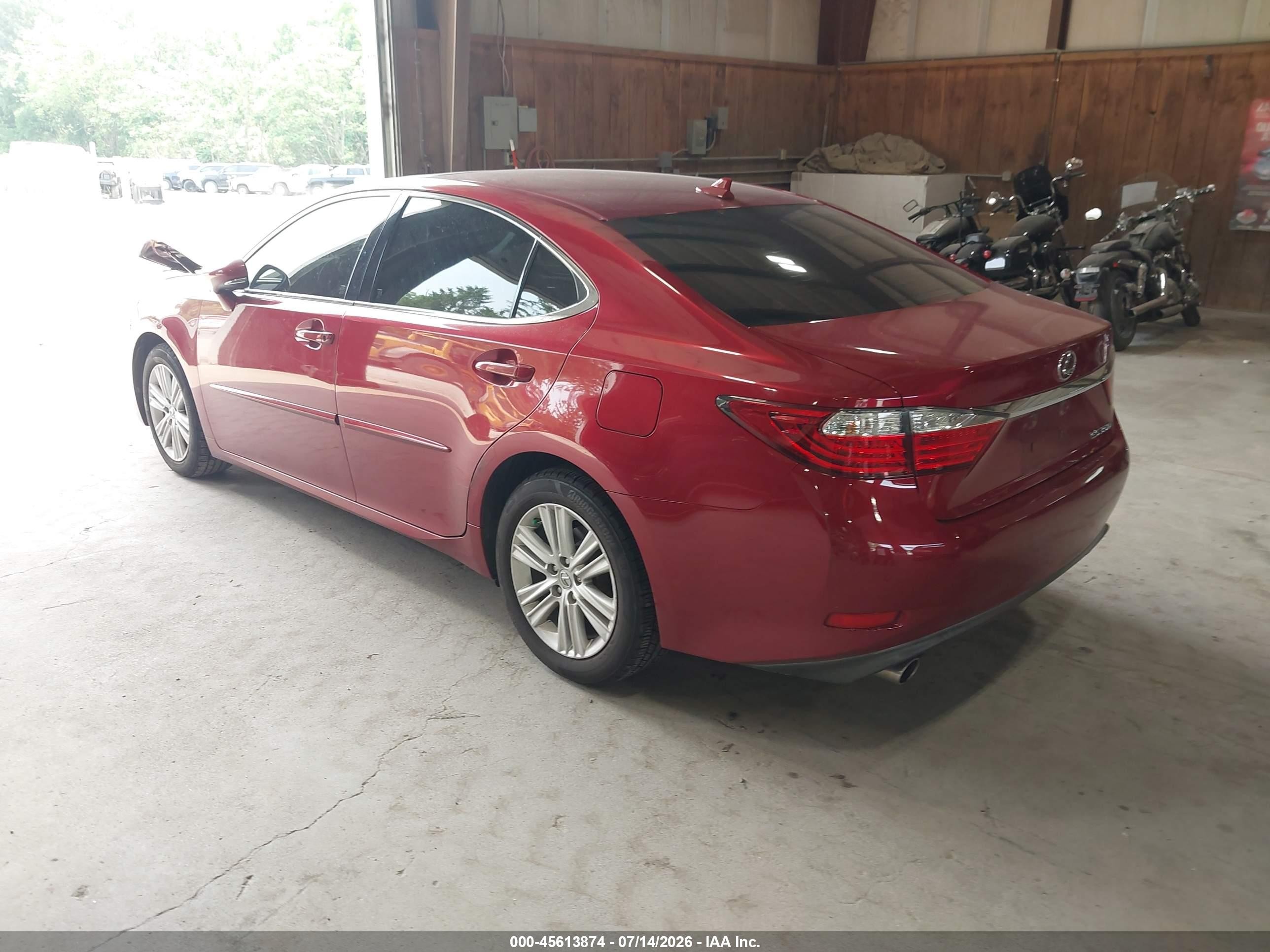 2013 Lexus Es 350   Red vin: JTHBK1GG3D2043543