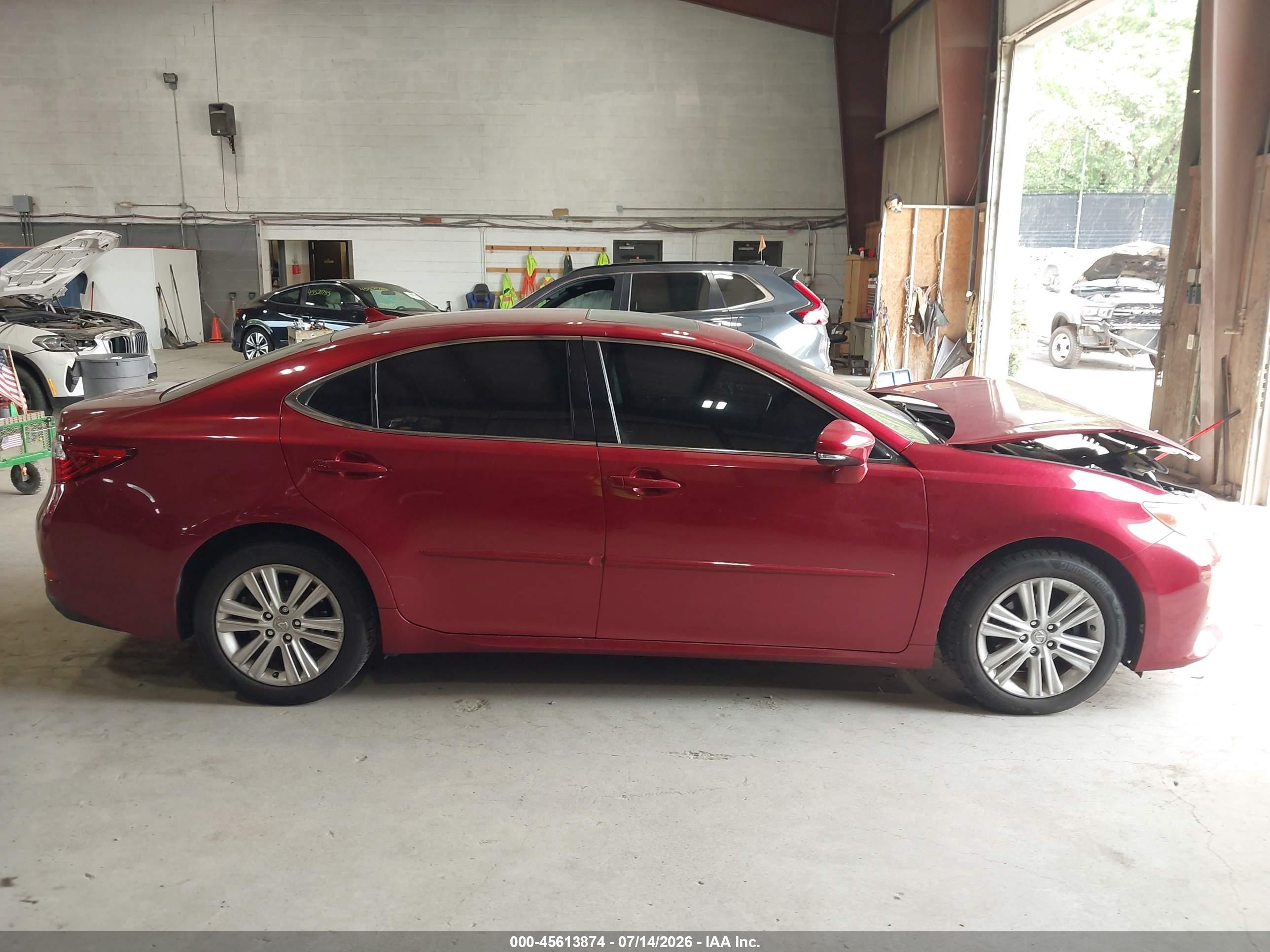 2013 Lexus Es 350   Red vin: JTHBK1GG3D2043543
