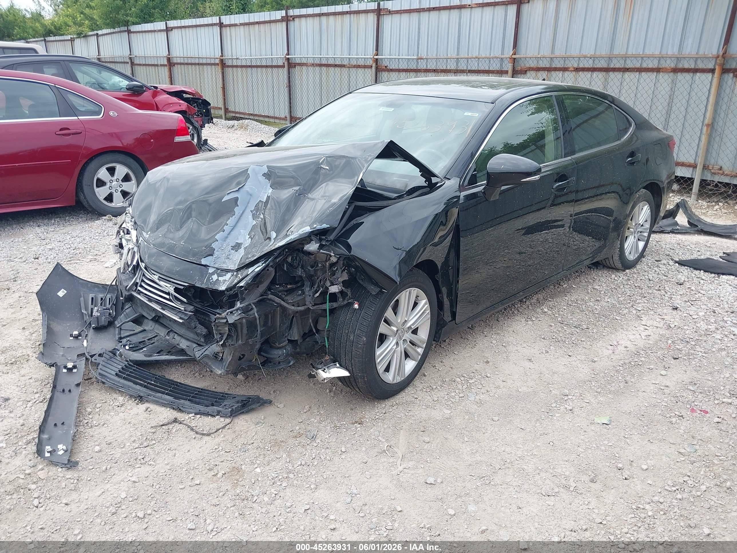 2013 Lexus Es 350   Black vin: JTHBK1GG3D2059466