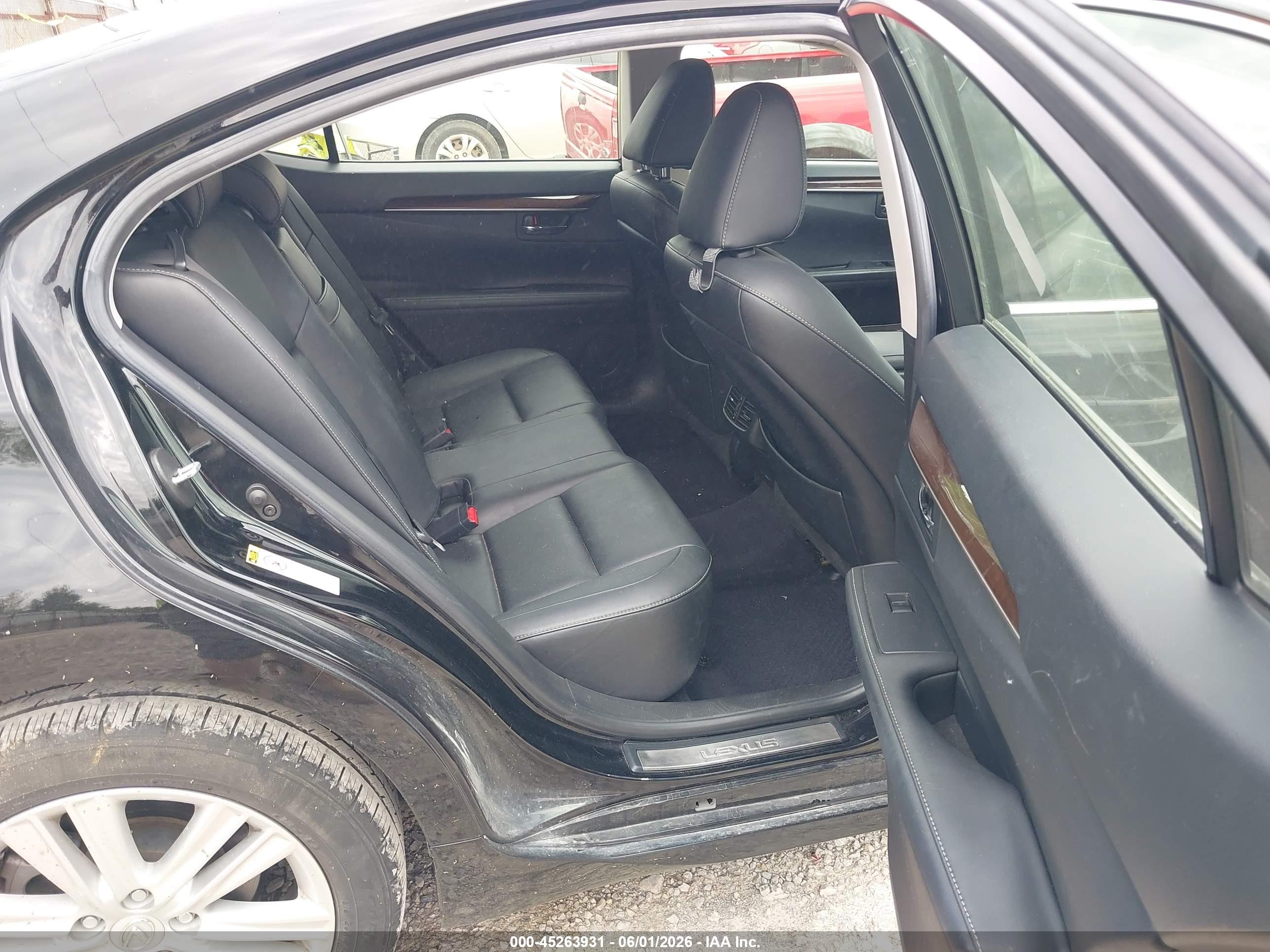 2013 Lexus Es 350   Black vin: JTHBK1GG3D2059466