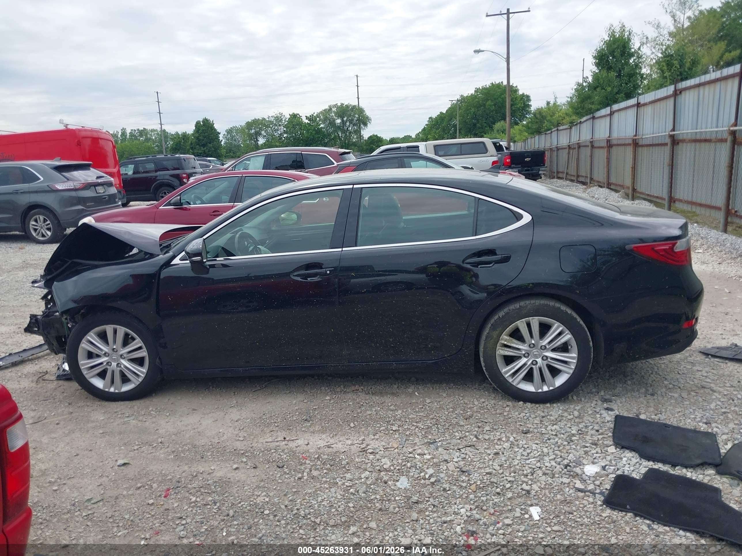 2013 Lexus Es 350   Black vin: JTHBK1GG3D2059466