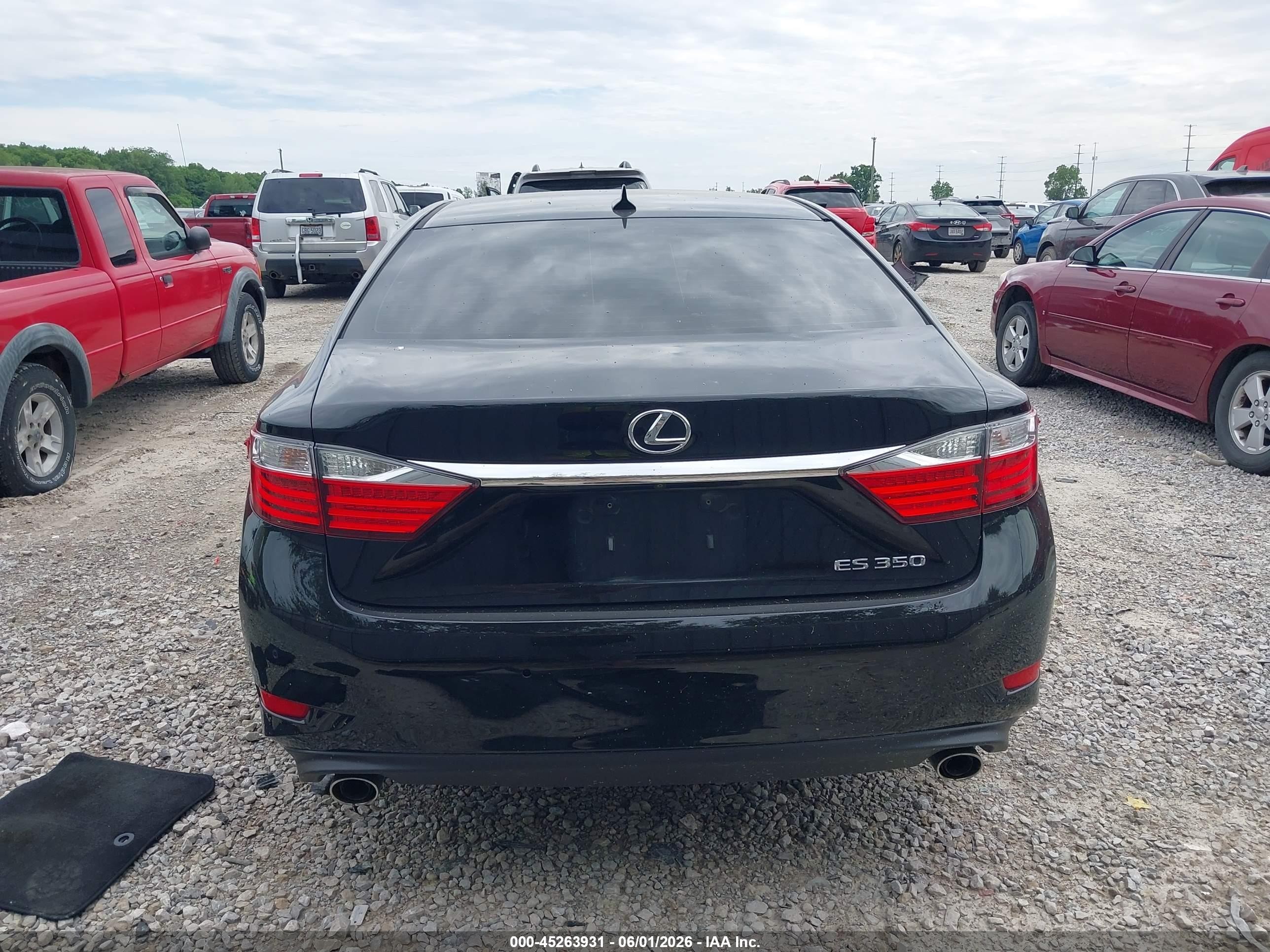 2013 Lexus Es 350   Black vin: JTHBK1GG3D2059466