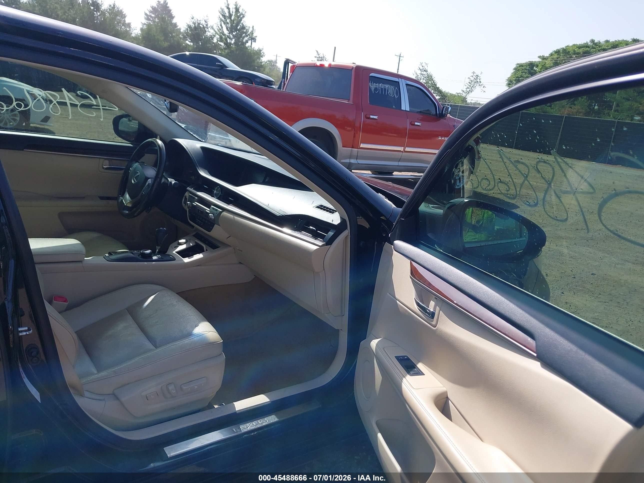 2013 Lexus Es 350 Black vin: JTHBK1GG3D2061492