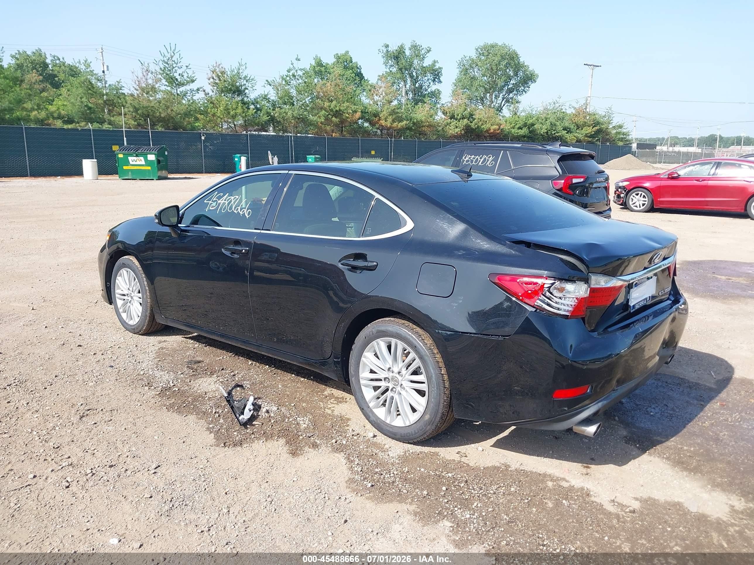 2013 Lexus Es 350 Black vin: JTHBK1GG3D2061492
