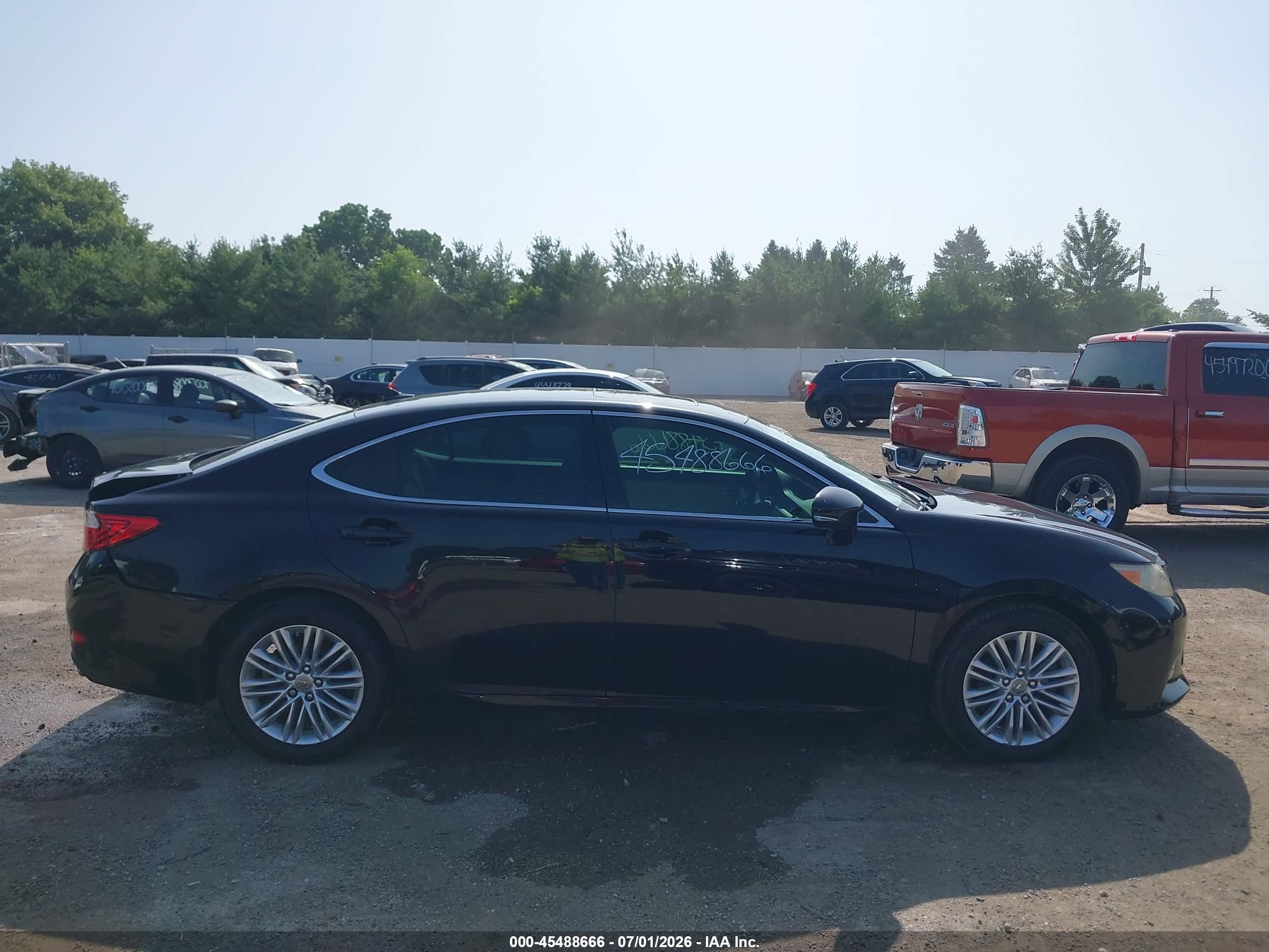 2013 Lexus Es 350 Black vin: JTHBK1GG3D2061492